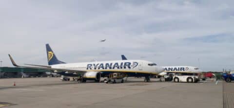 Atterrissage d'urgence d'un avion de la compagnie Ryanair au Portugal suite à un problème technique