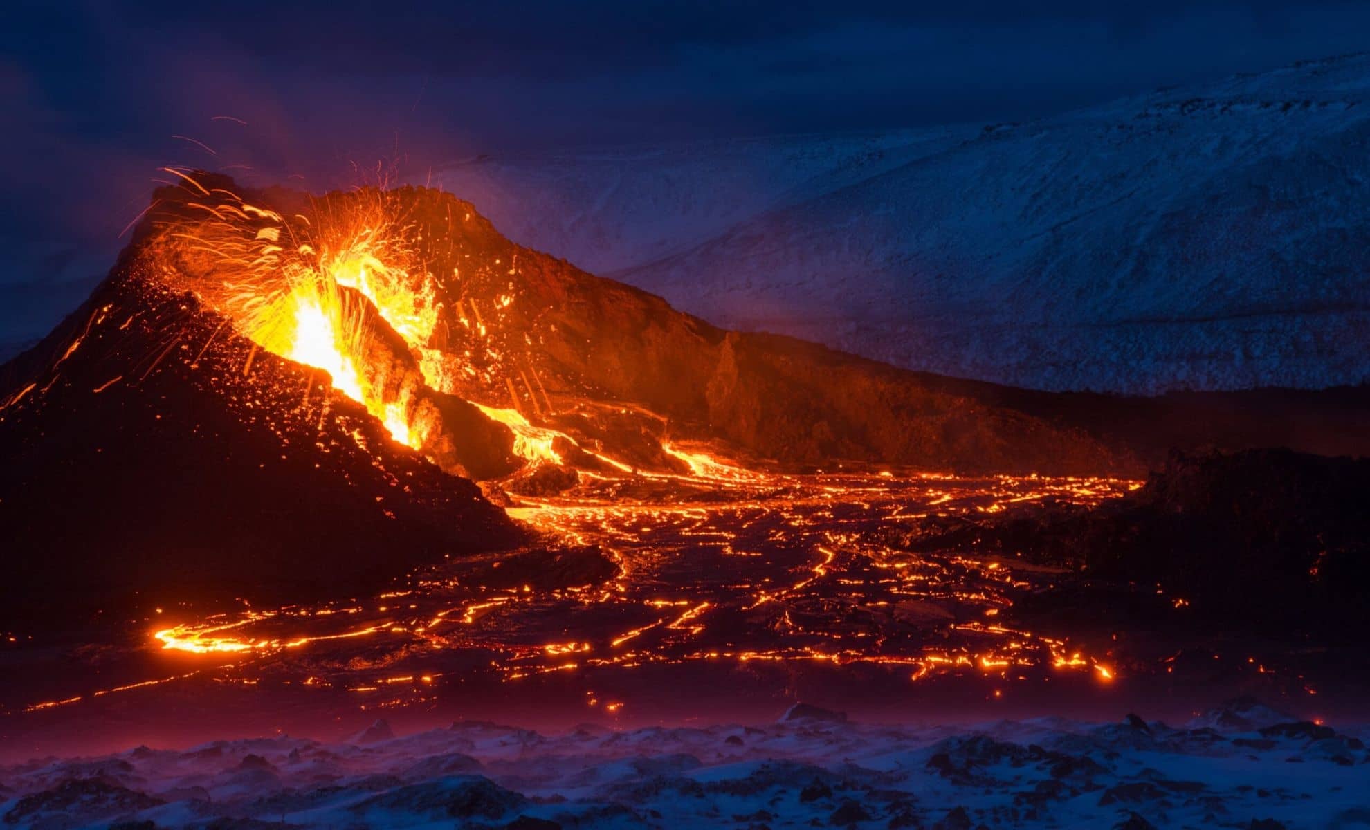 Éruption volcanique en Islande