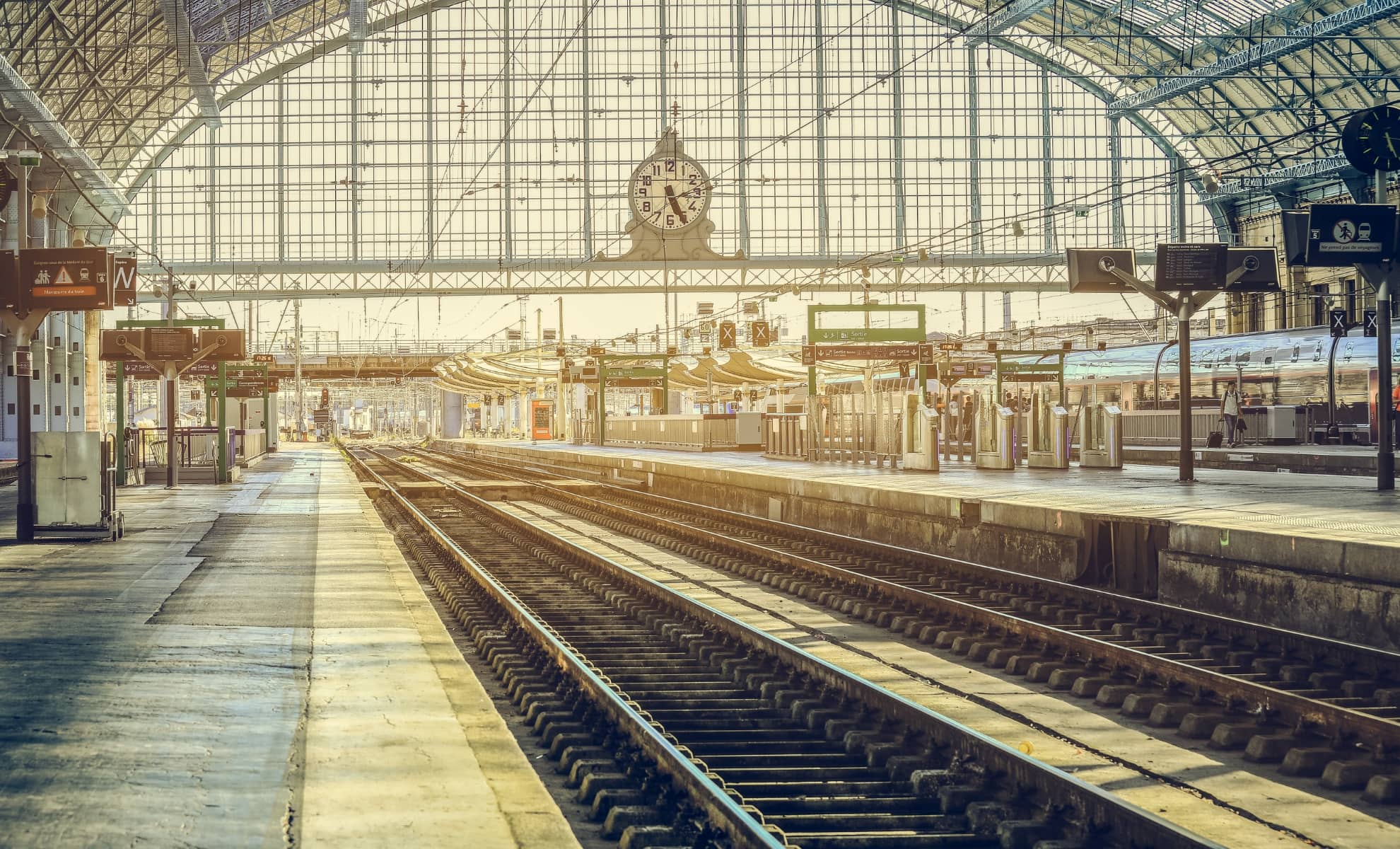 Gare de train, Bordeaux-Saint-Jean, France