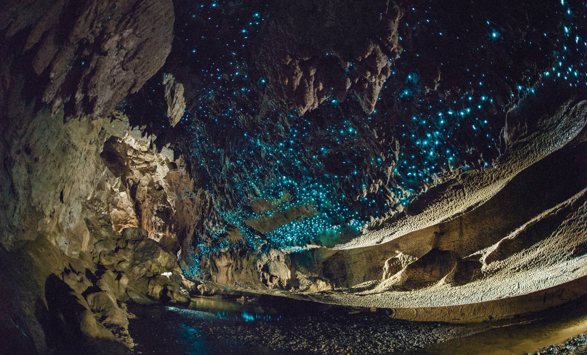 Grotte Waitomo Glowworm, Nouvelle-Zélande