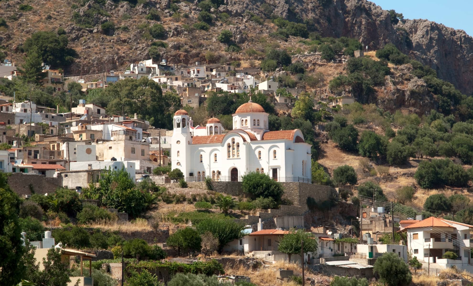 Krista, village en Crète , Grèce