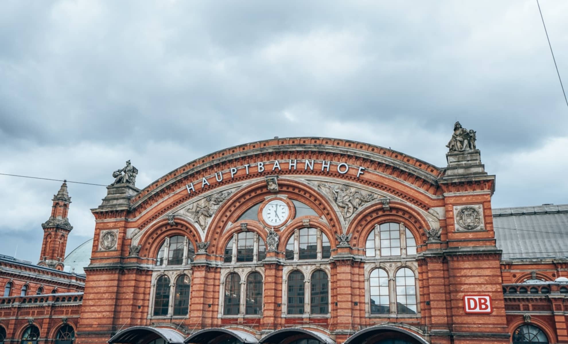 La gare de Brême en Allemagne