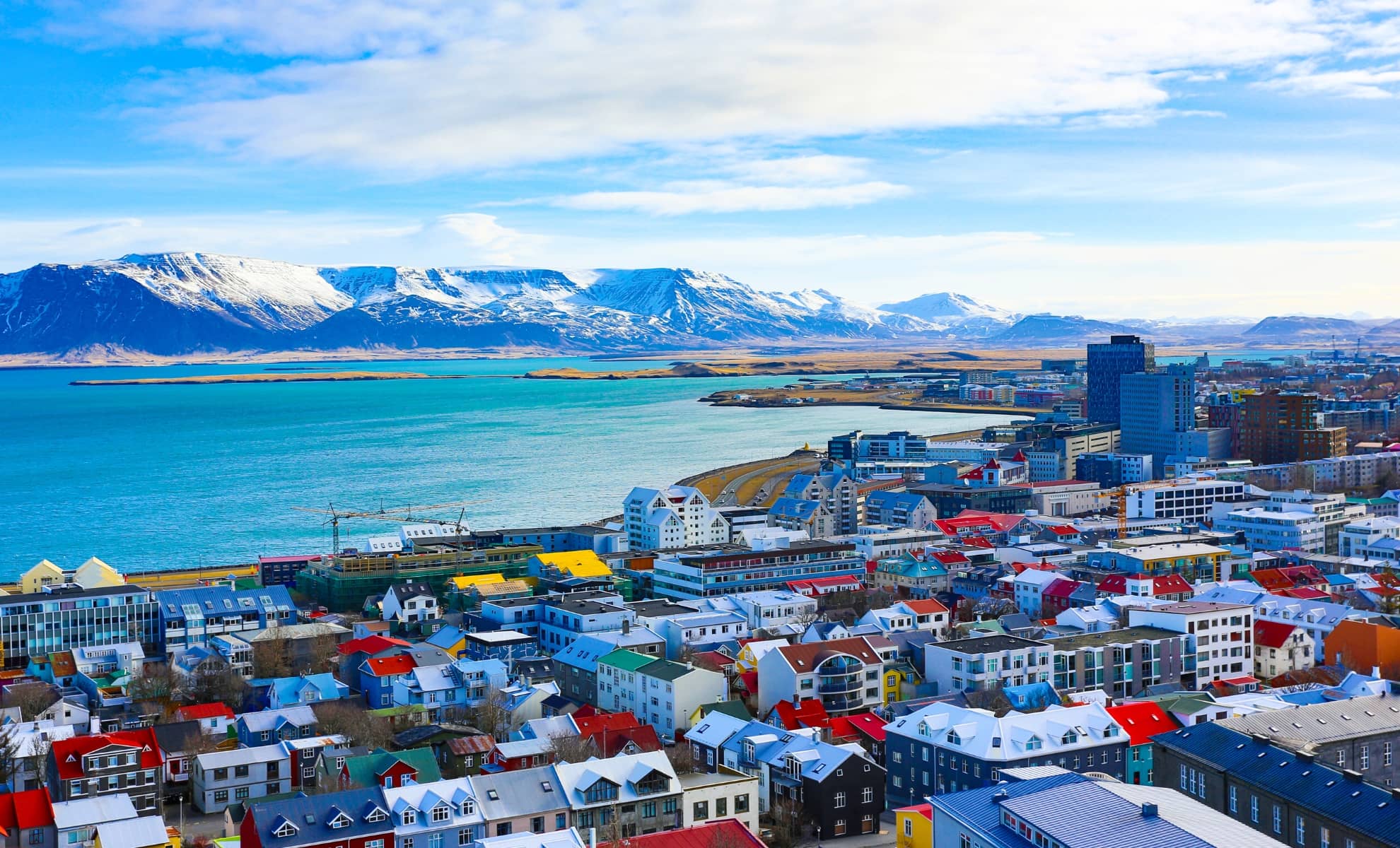 La ville de Reykjavik en Islande