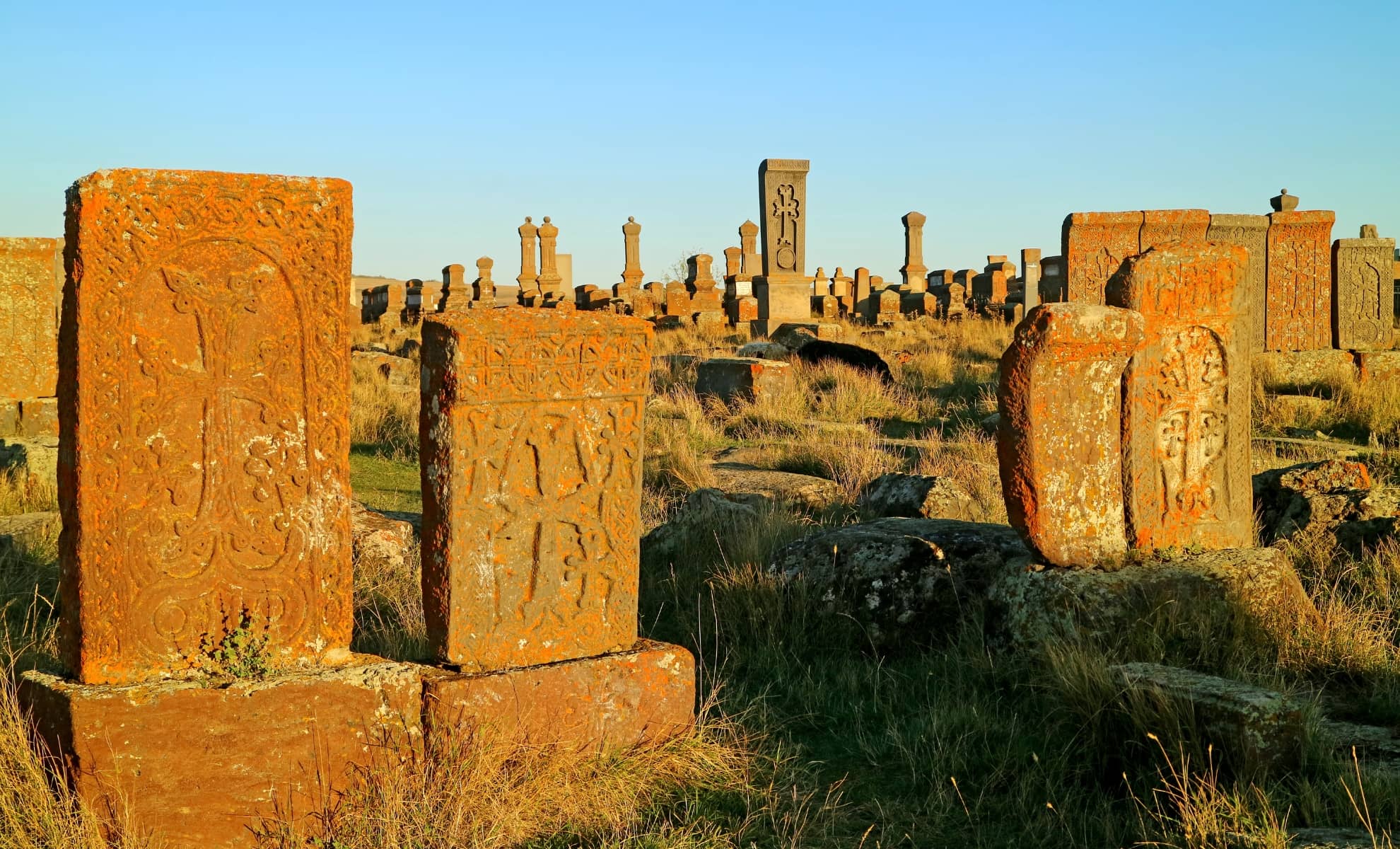 Le Noratus, un cimetière médiéval, Arménie