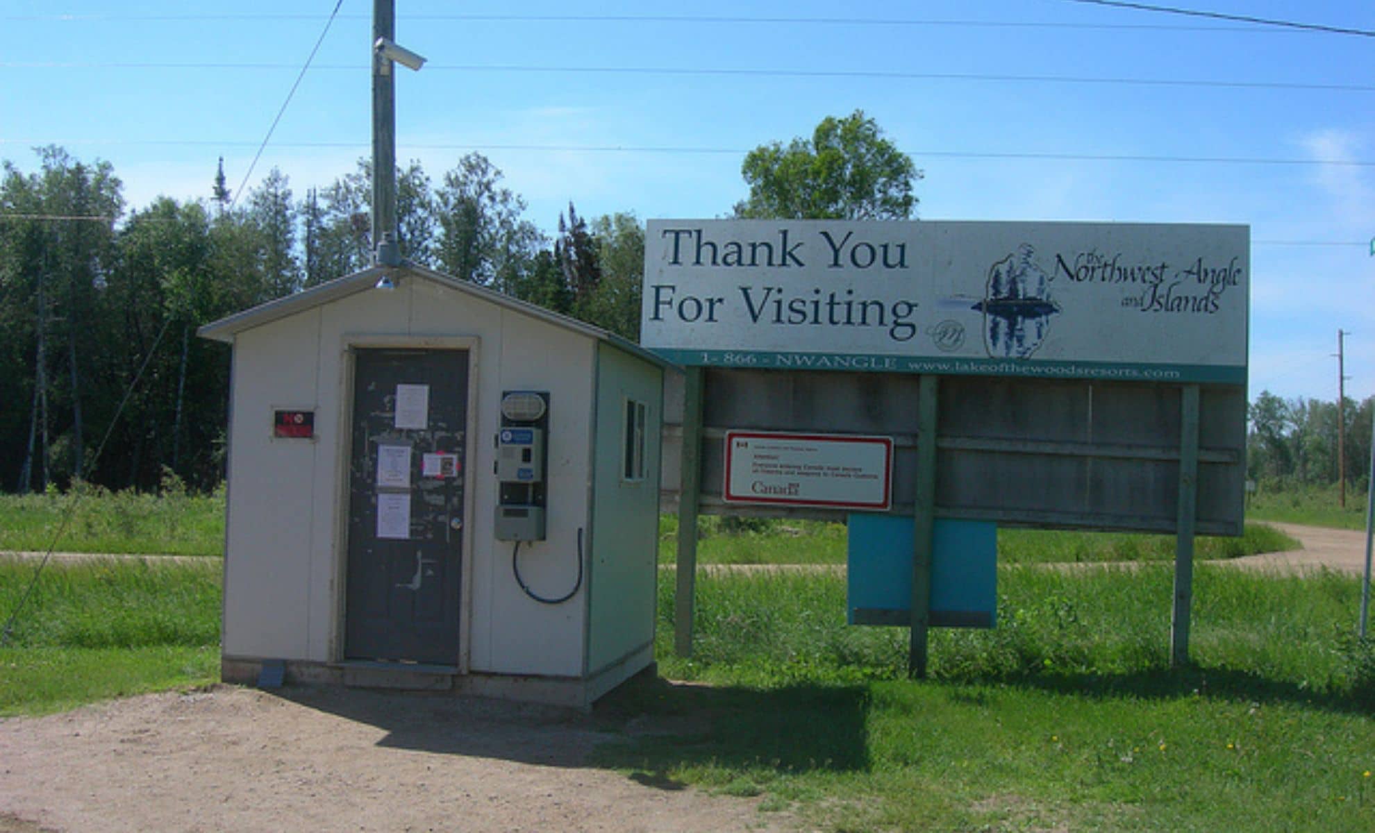 Le Northwest Angle, point de jonction entre le Canada et les États-Unis