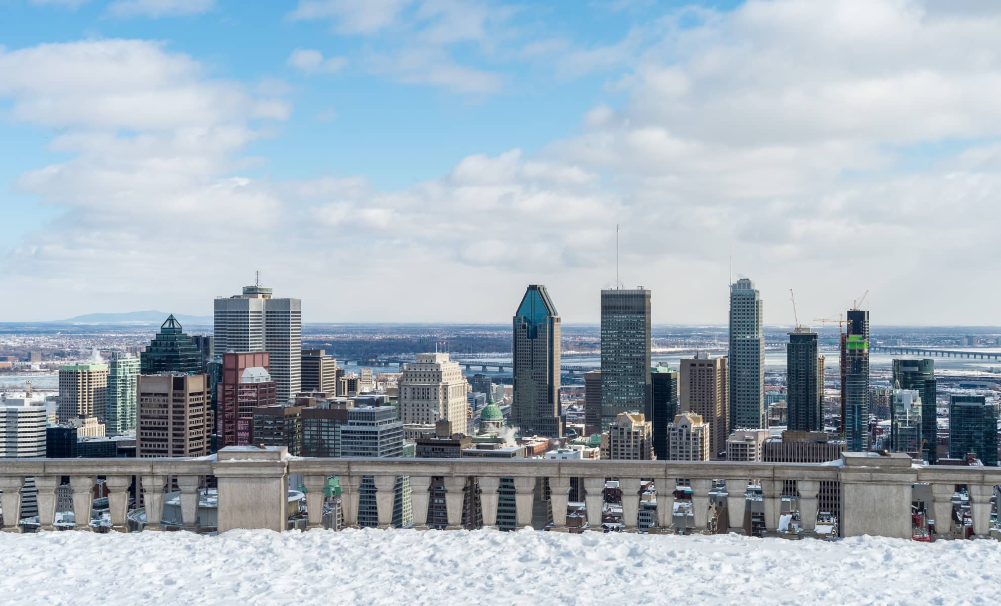 Montréal en hiver, Canada