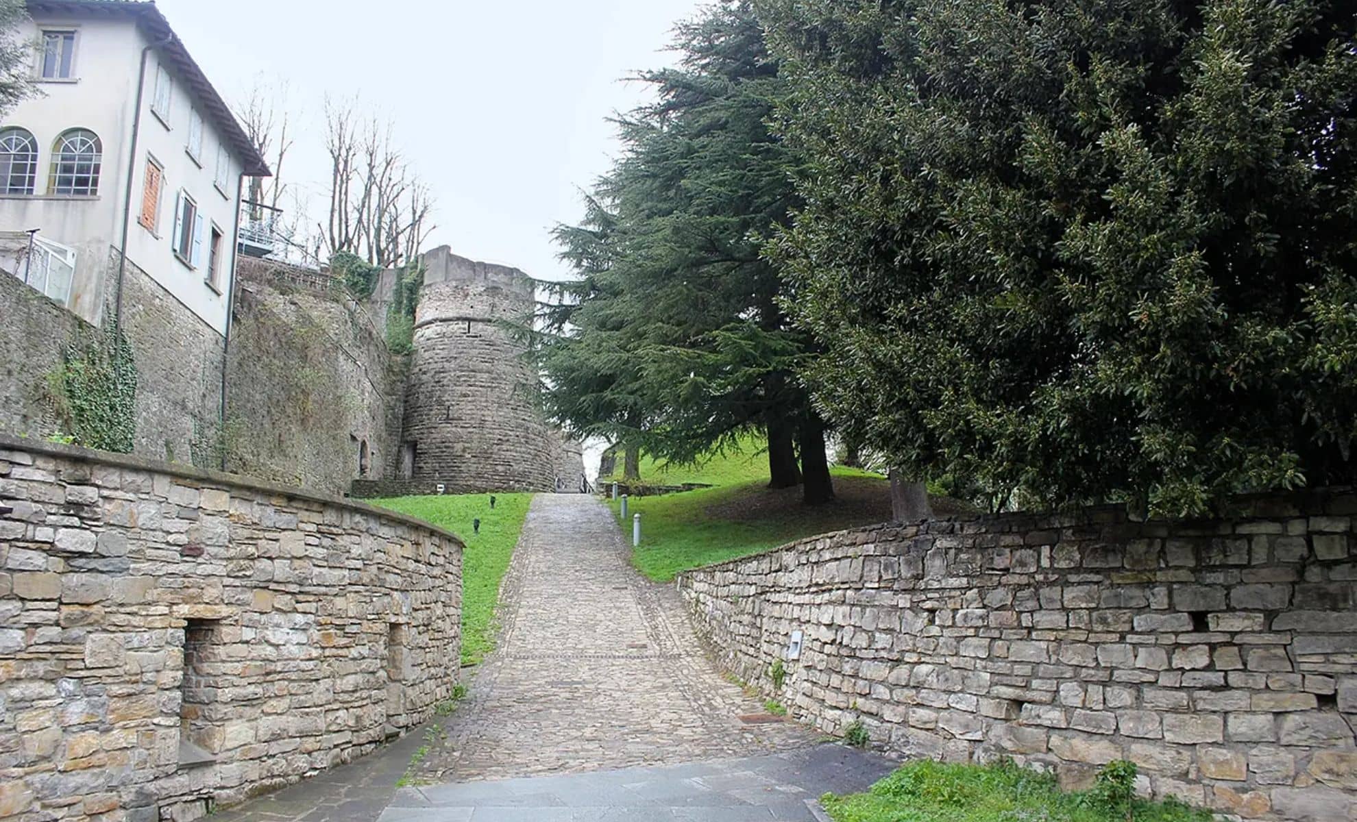 Château de Saint Vigilio de Bergame,Italie