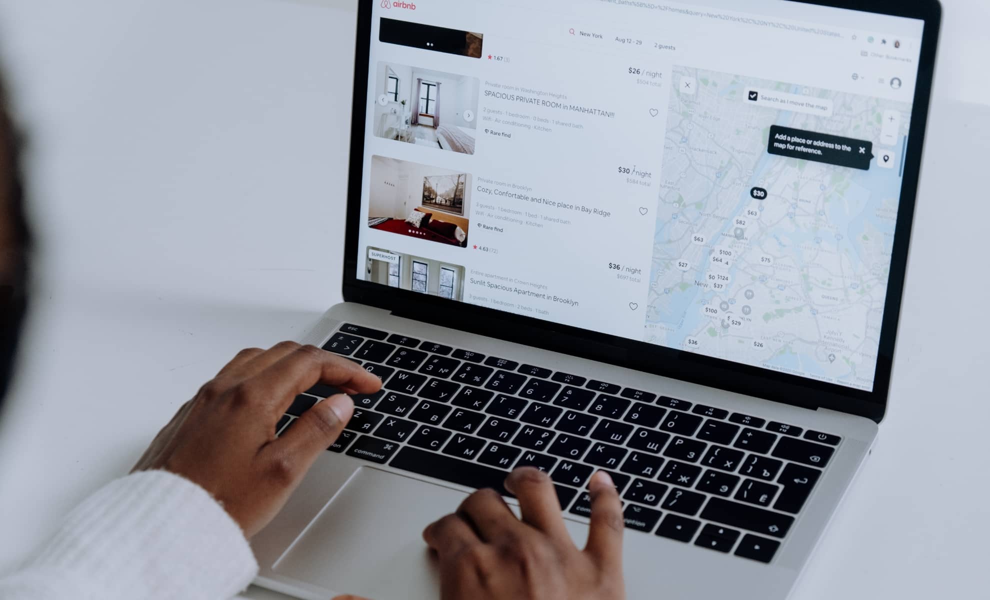Chercher un logement sur Airbnb pour son prochain voyage