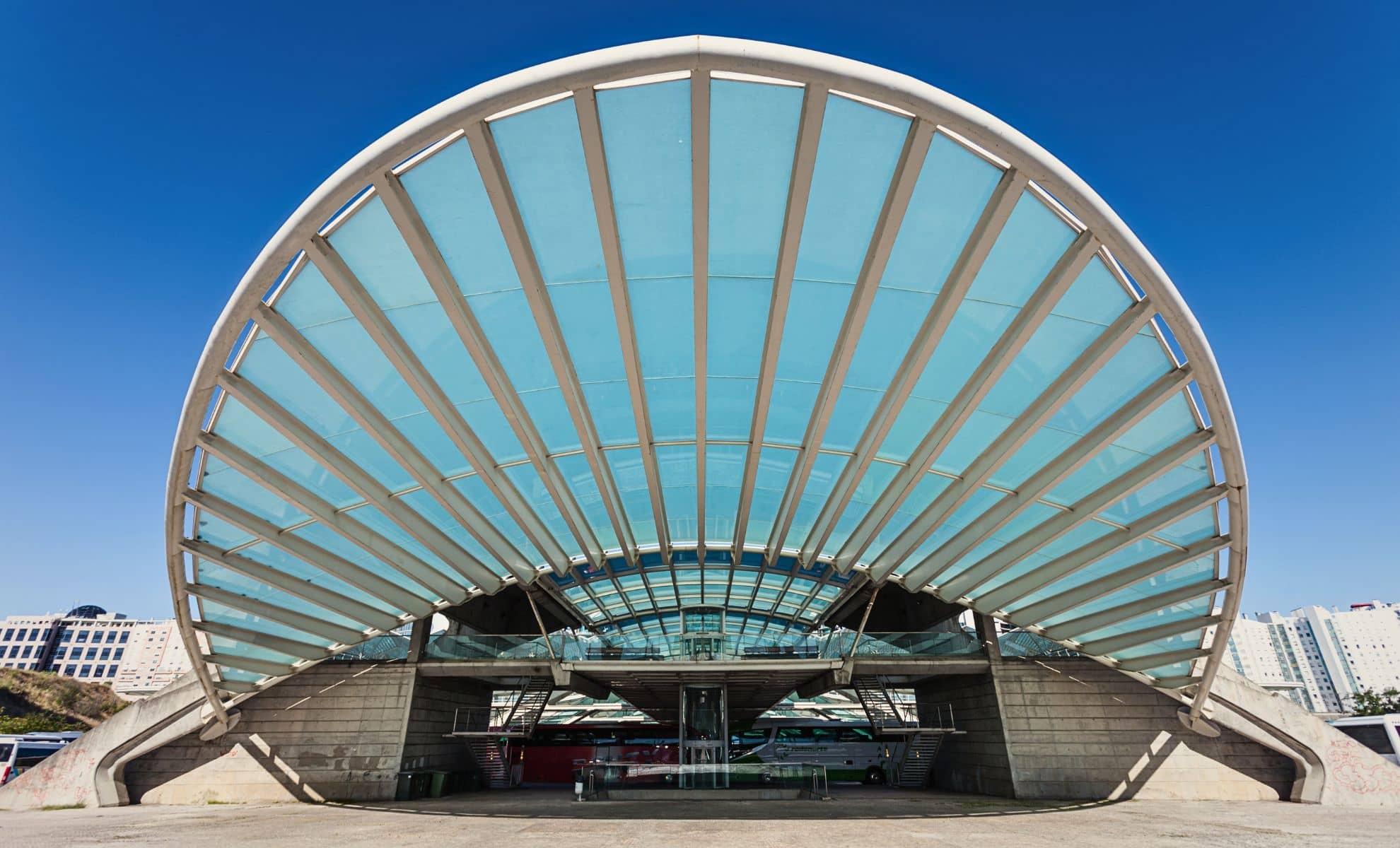 Gare do Oriente ,Lisbonne, Portugal