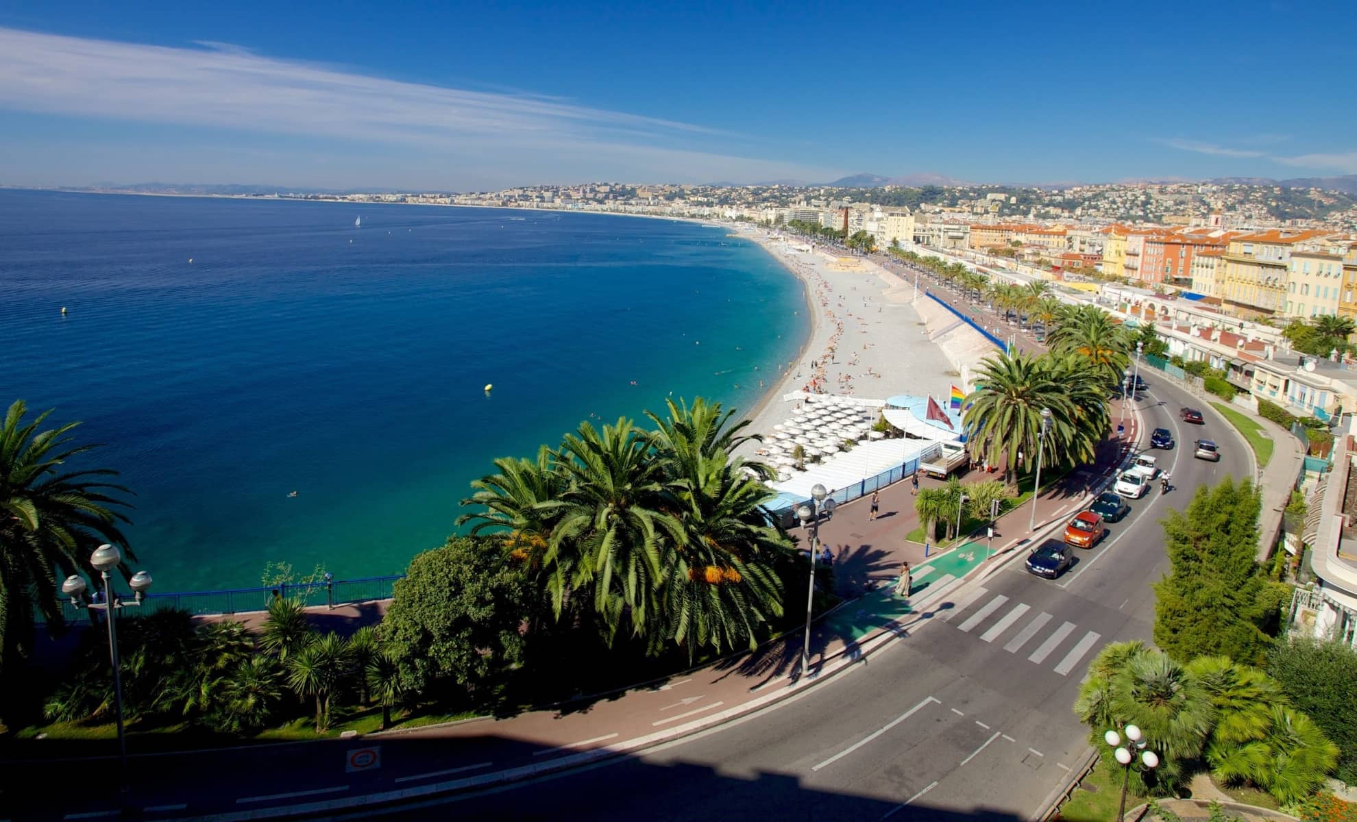La Promenade des Anglais à Nice, France