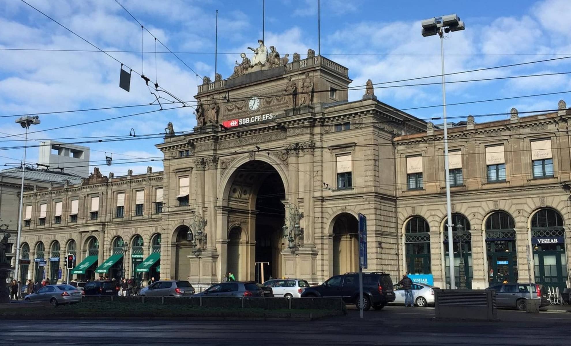 La gare de Zurich en Suisse