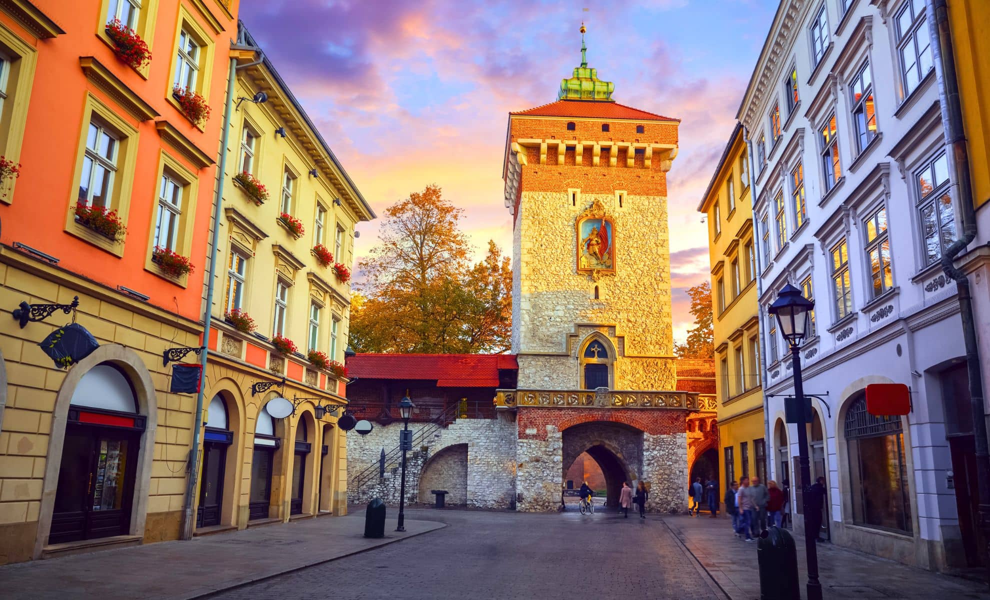 La porte Saint-Florian , Pologne