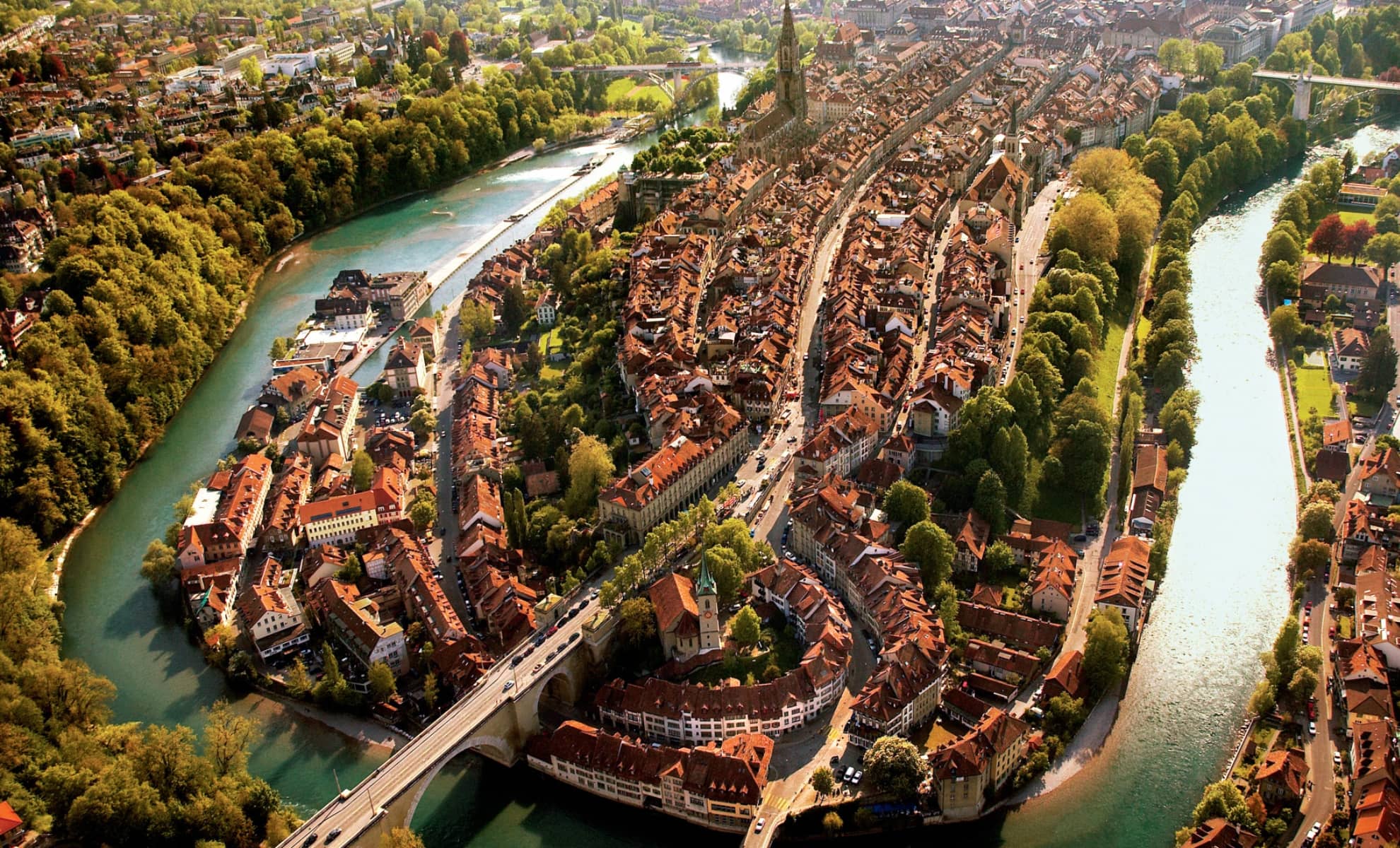 La vieille ville de Berne, Suisse