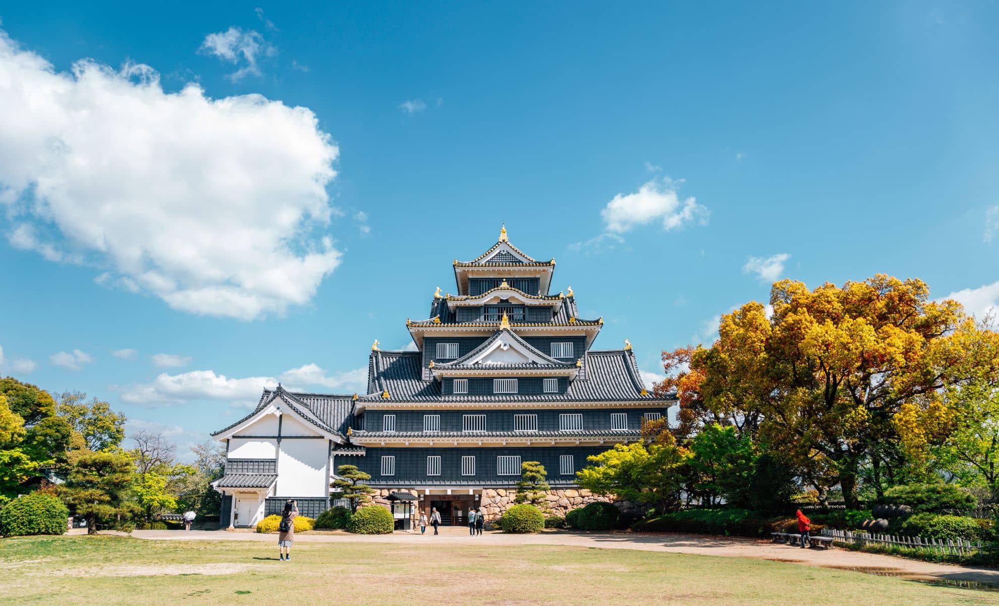 Le château de Fukuyama , Japon