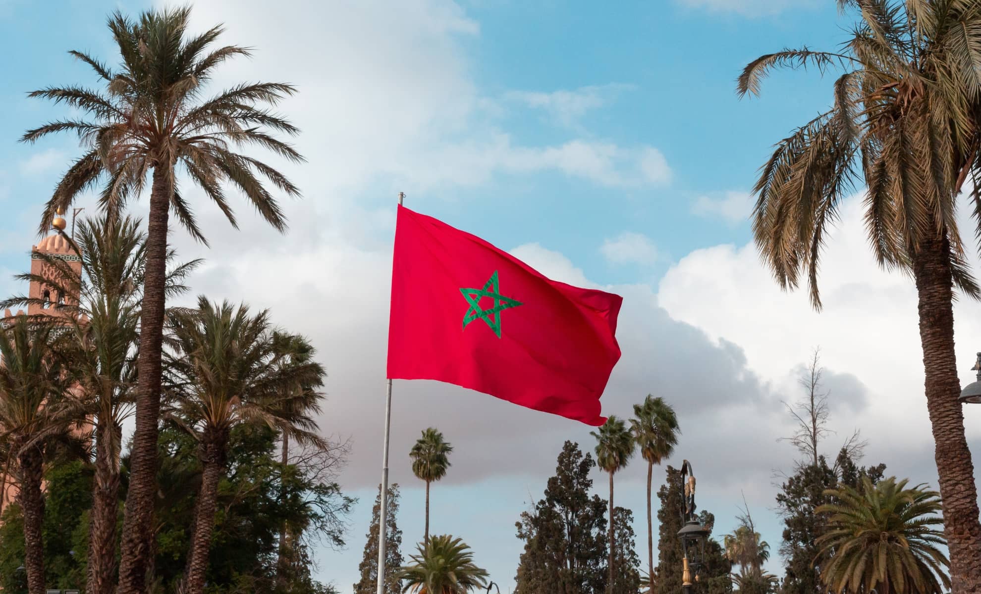 Le drapeau marocain