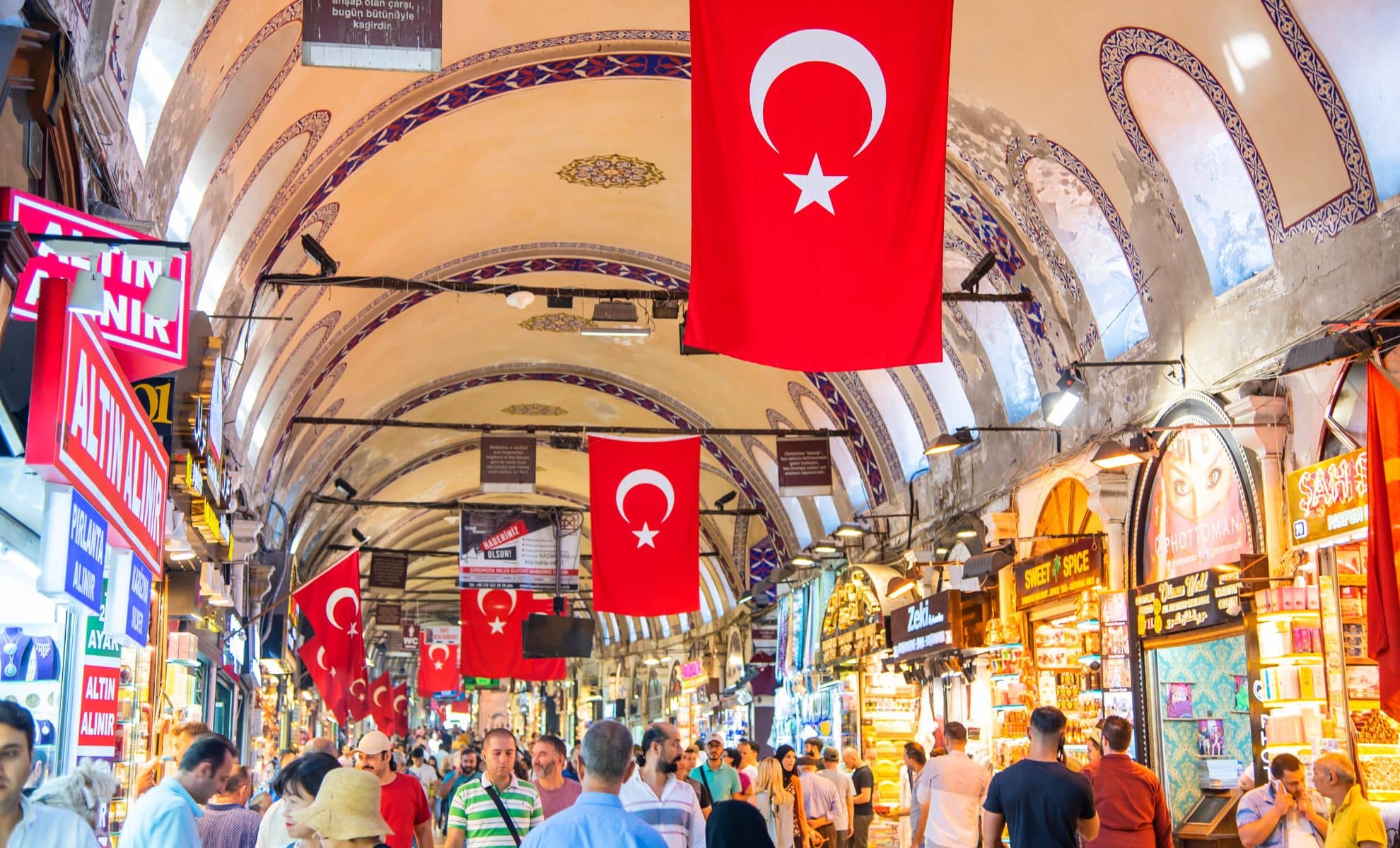 Le grand Bazar d'Istanbul , Turquie