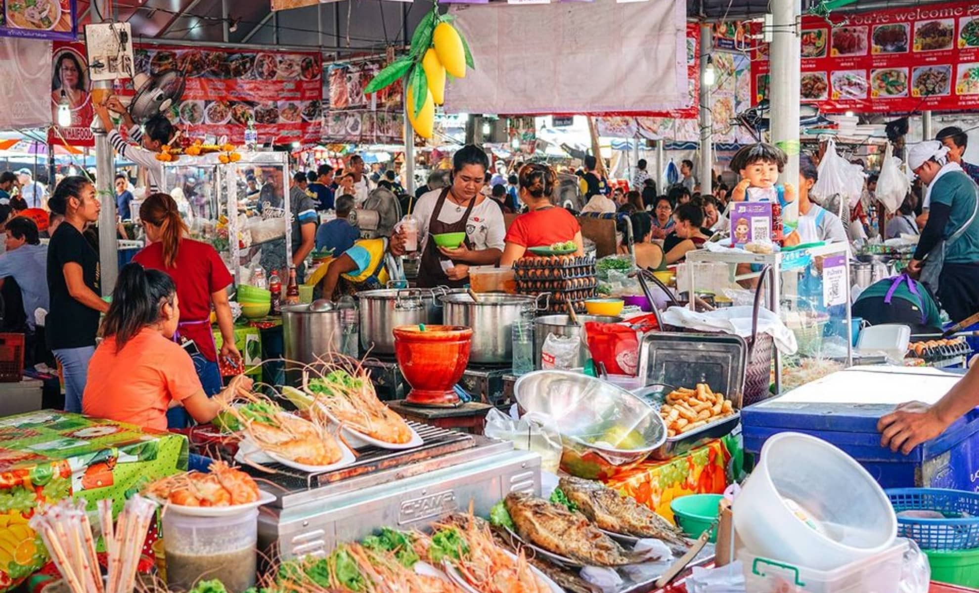 Le marché de Chatuchak à Bangkok