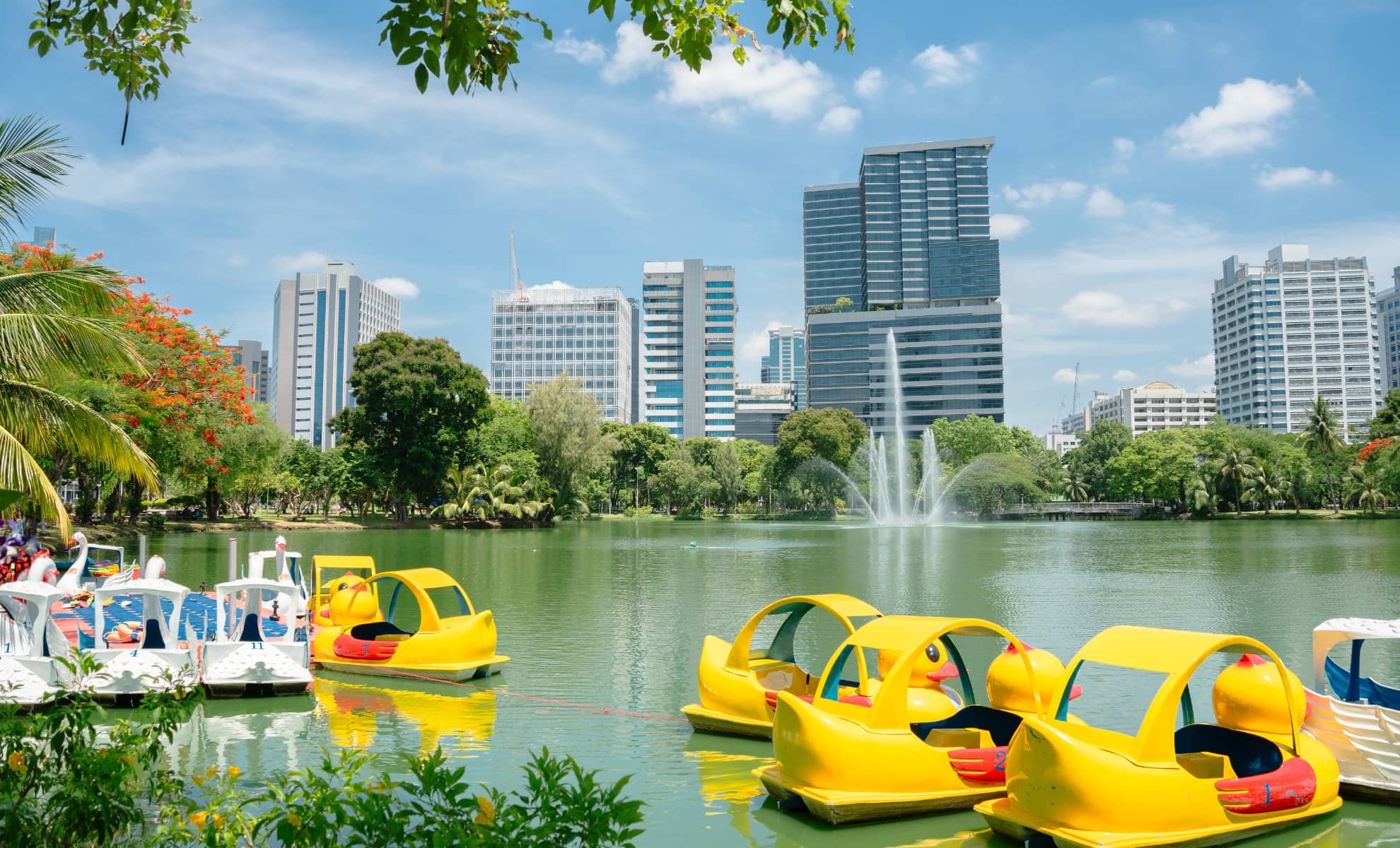 Le parc de Lumpini, Bangkok