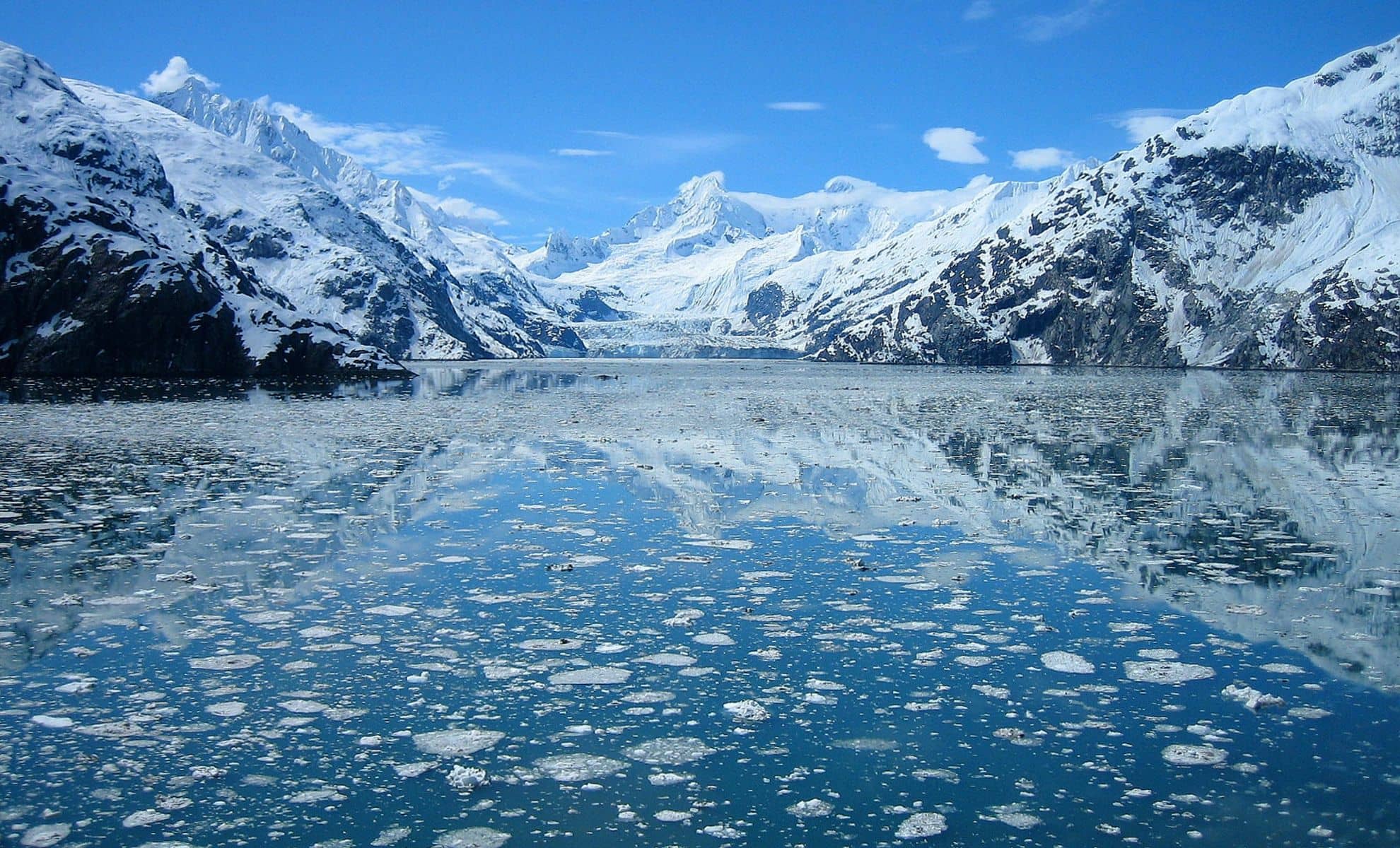 Le parc national de Glacier Bay, Alaska, États-Unis