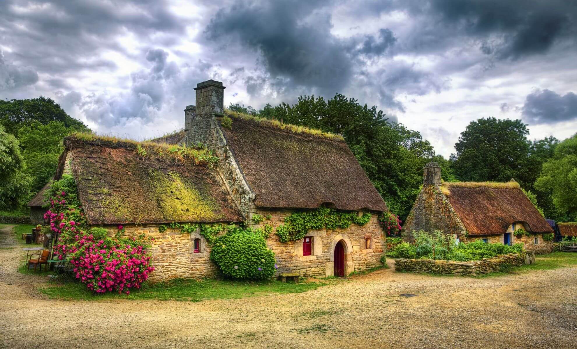 Le village de Poul Fétan en Bretagne