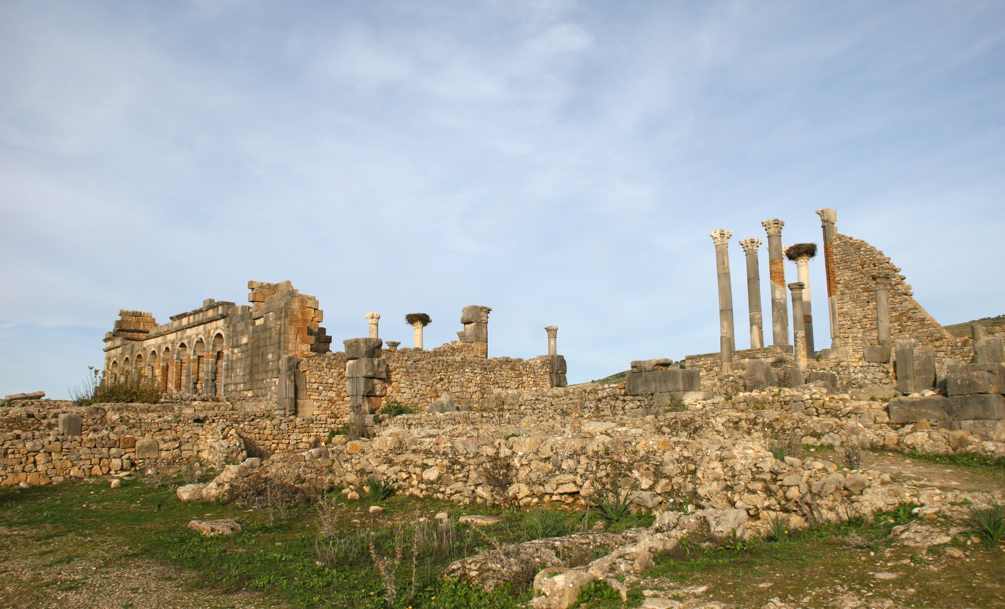 Les ruines de Volubilis, Maroc