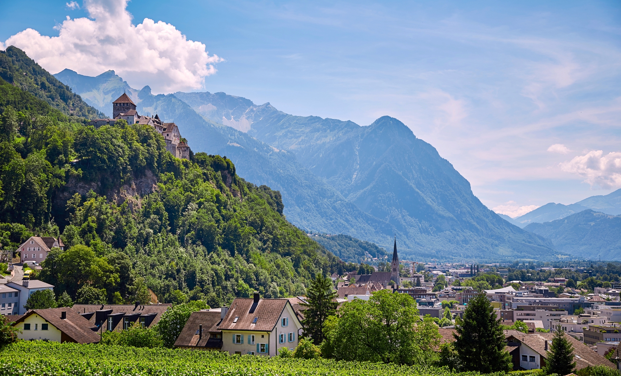 Liechtenstein, pays niché entre l'Autriche et la Suisse