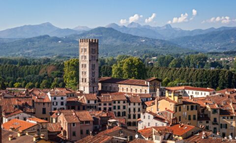 Lucques en Toscane, Italie