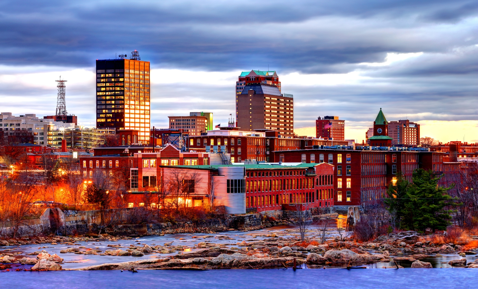 Manchester, ville dans le New Hampshire