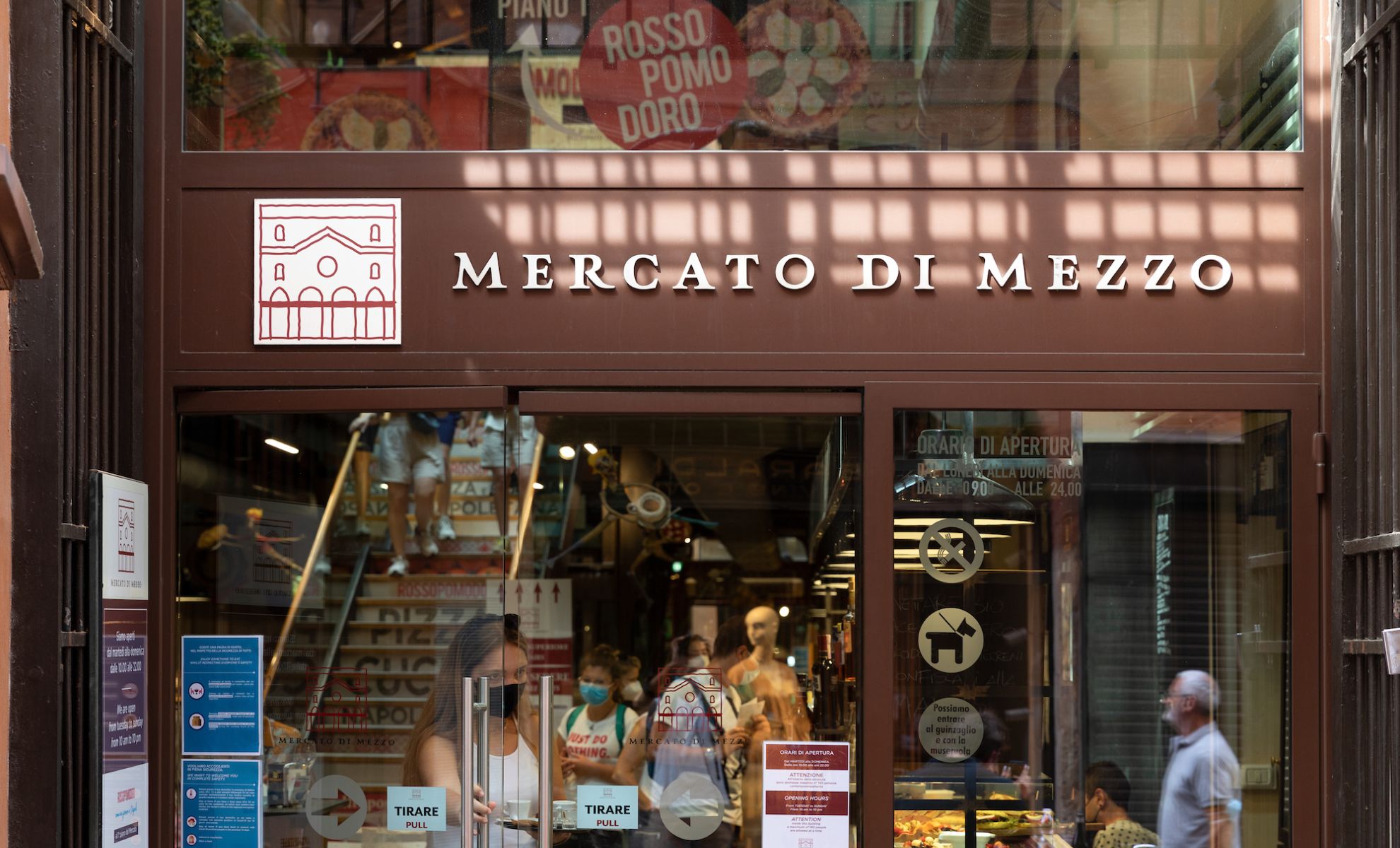 Marché de Mercato di Mezzo à Bologne, Italie