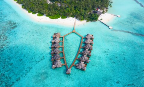 Une île aux Maldives