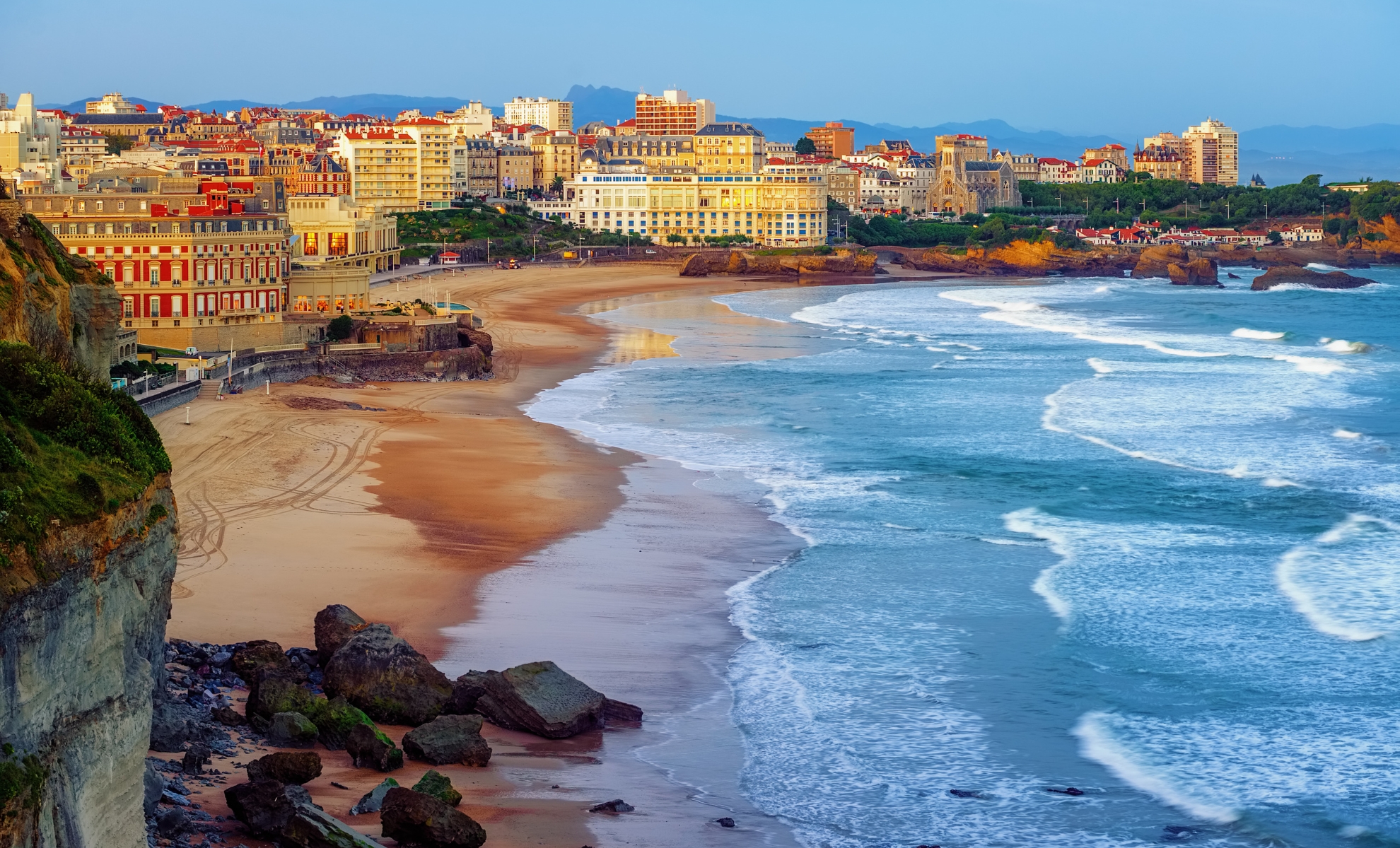 Biarritz en France