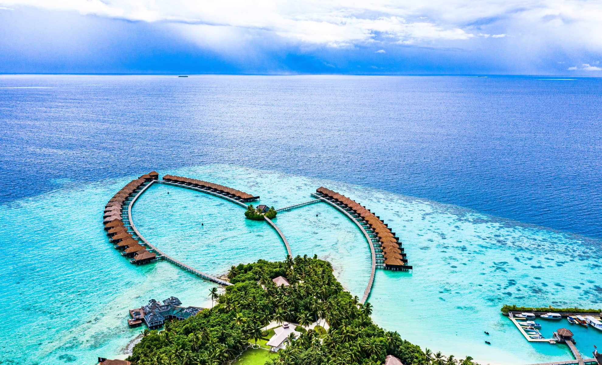 Complexe hôtelier aux Maldives