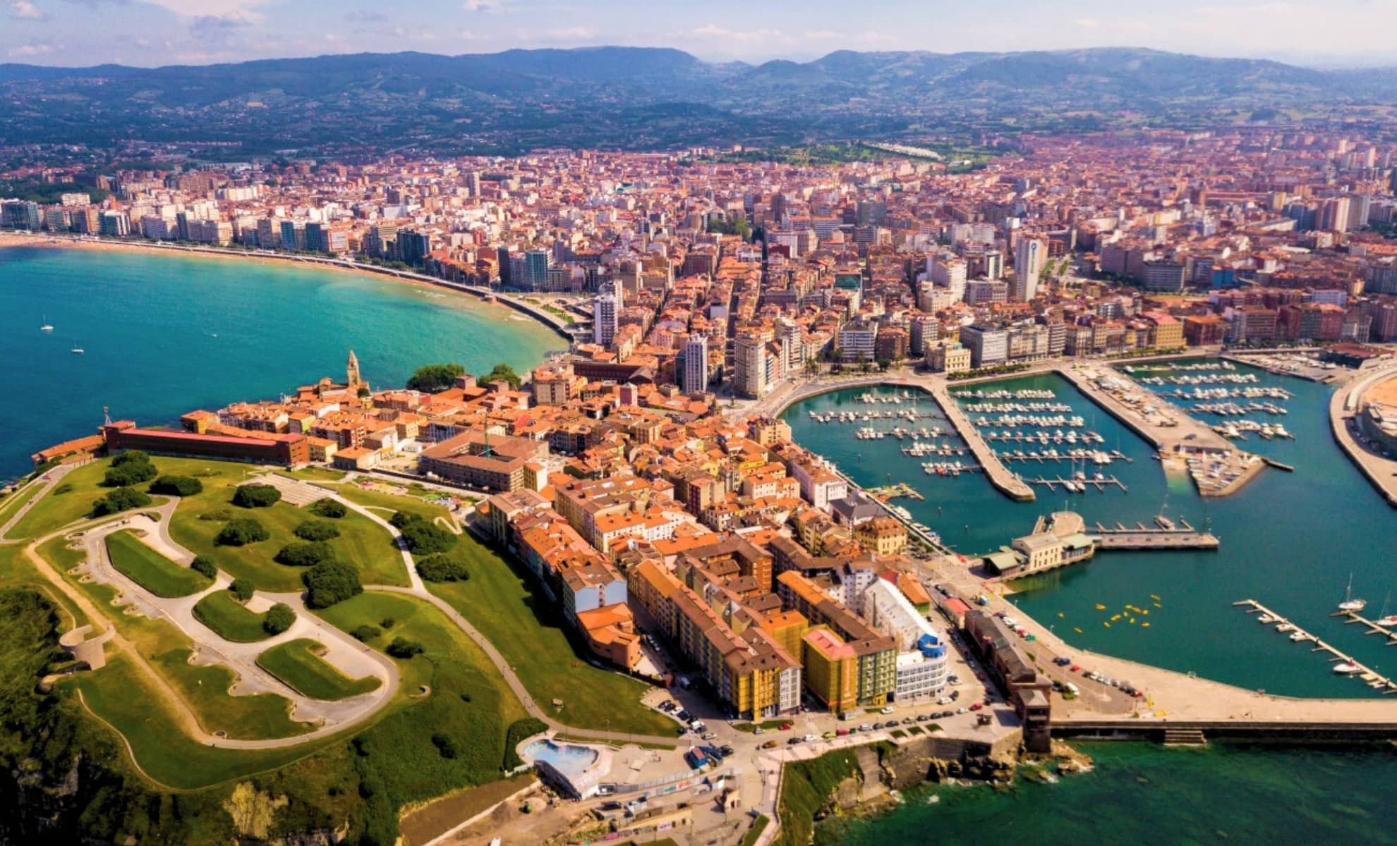 Gijón en Espagne