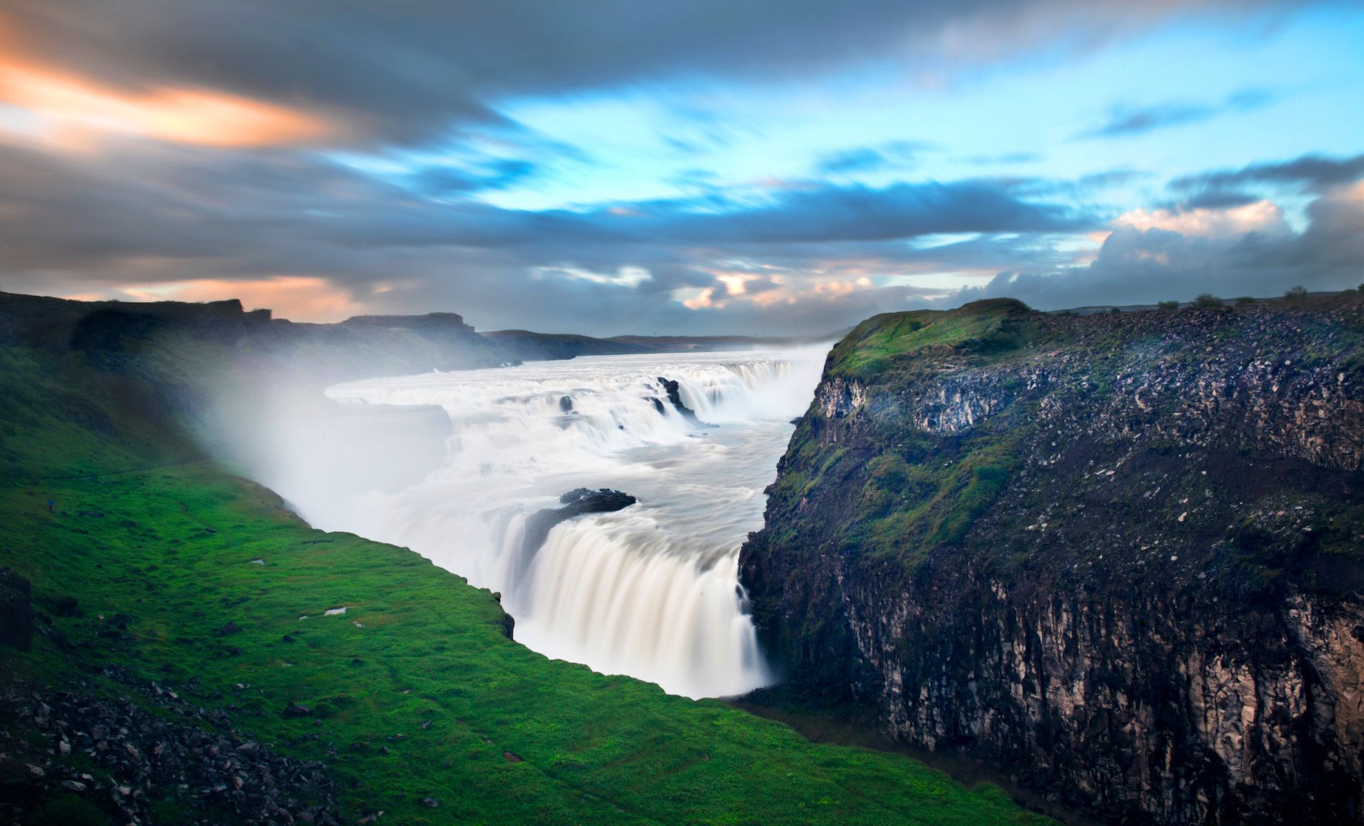 La cascade de Gullfoss, Islande