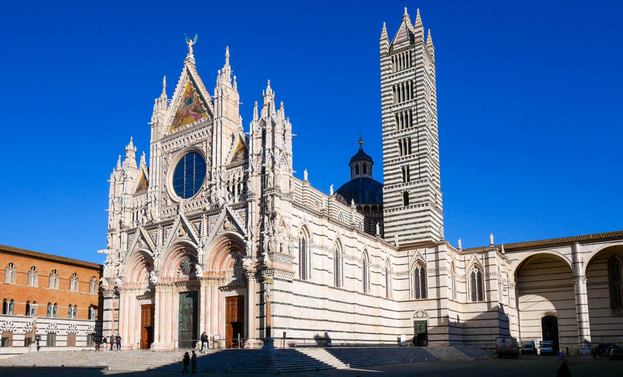 La cathédrale de Sienne en Italie