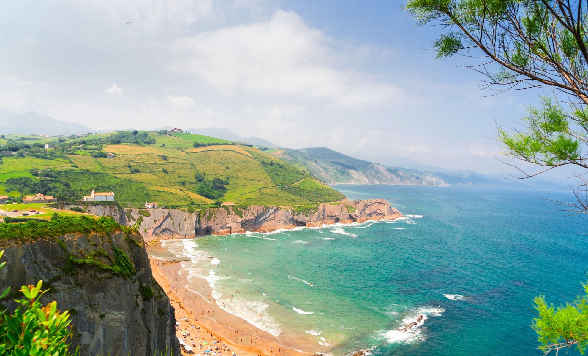 La côte des Basques ,Biarritz, France