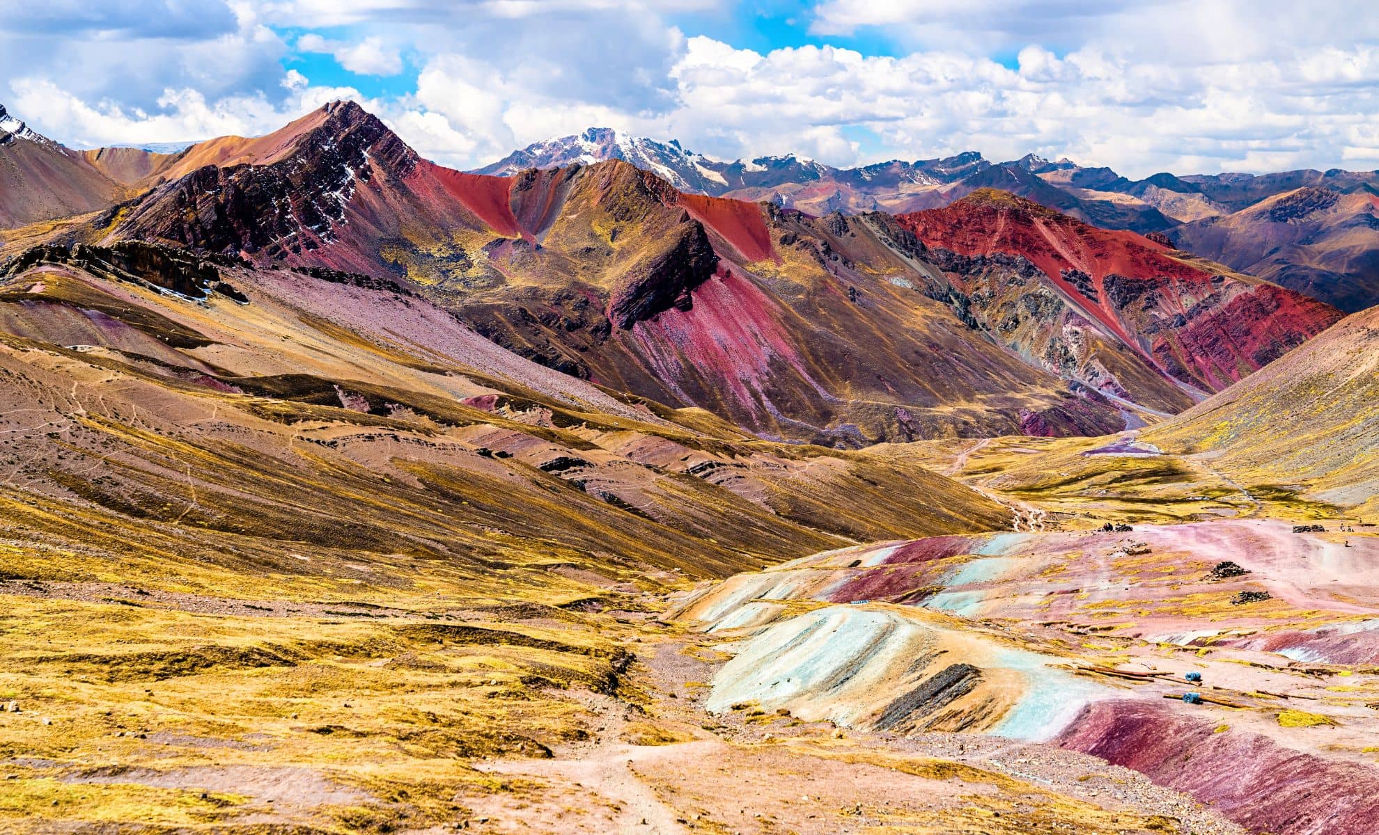 La montagne colorée Vinicunca , Pérou