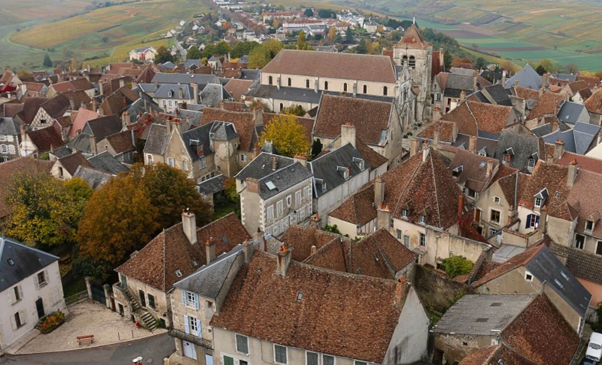 La vieille ville de Sancerre , France