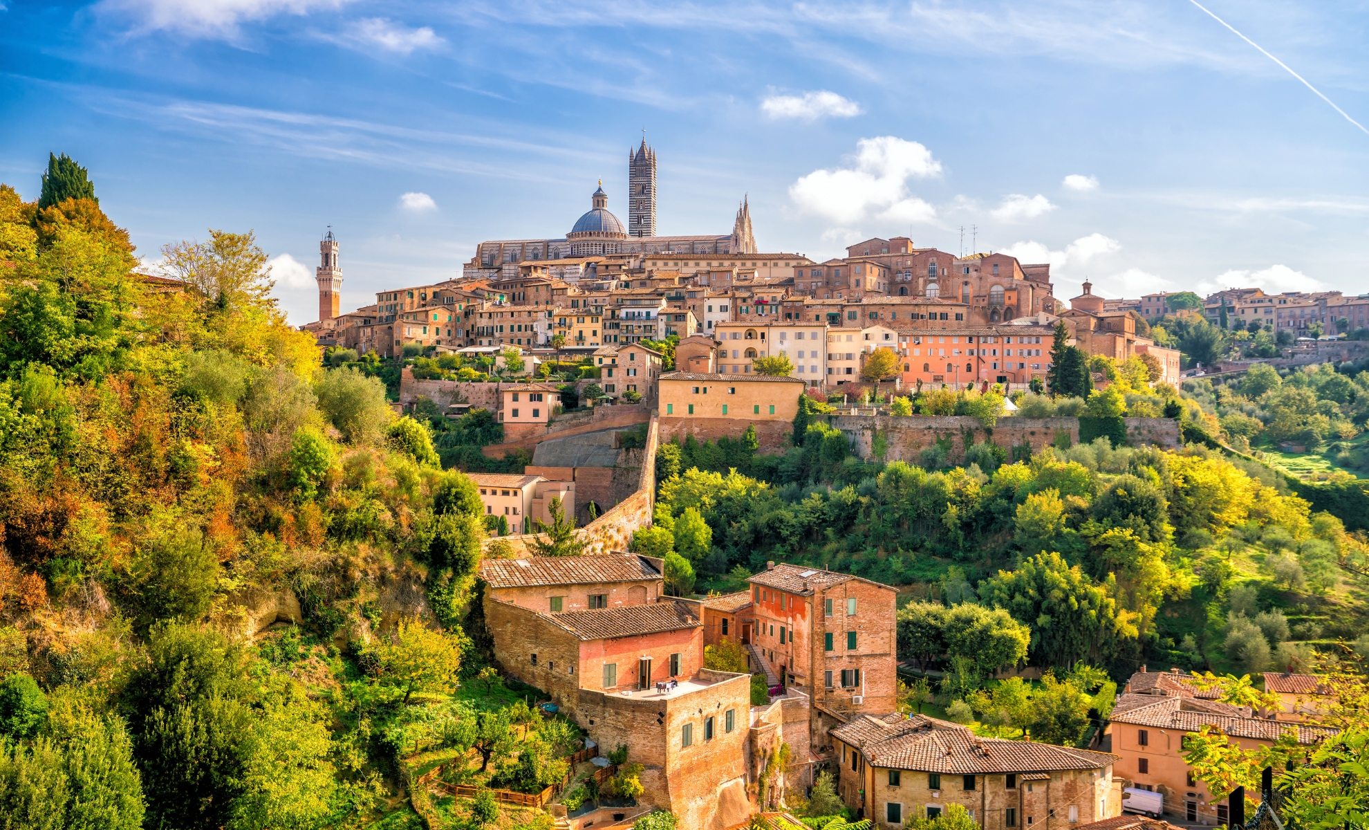 La ville de Sienne en Italie