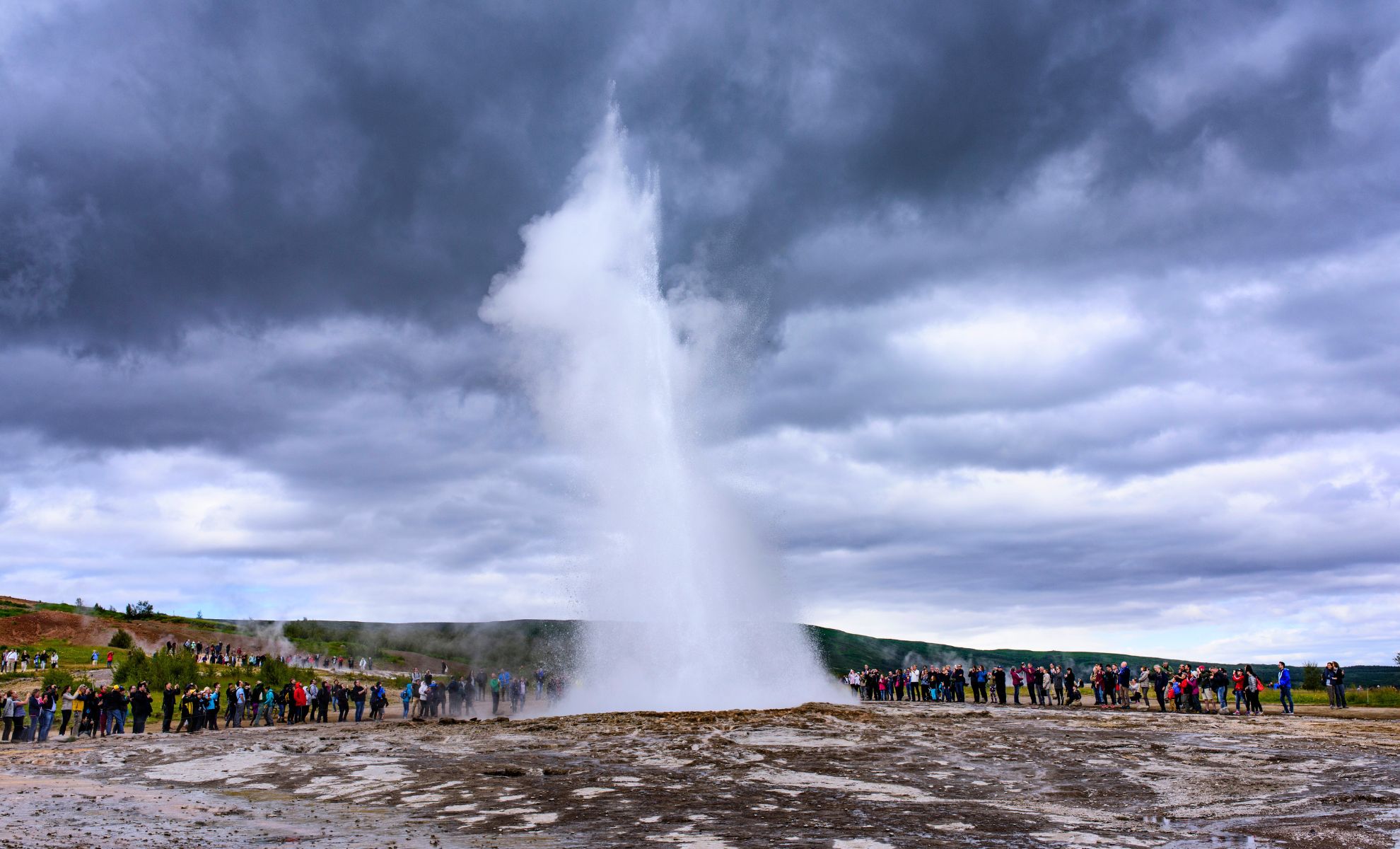 La zone géothermique de Geysir, Islande