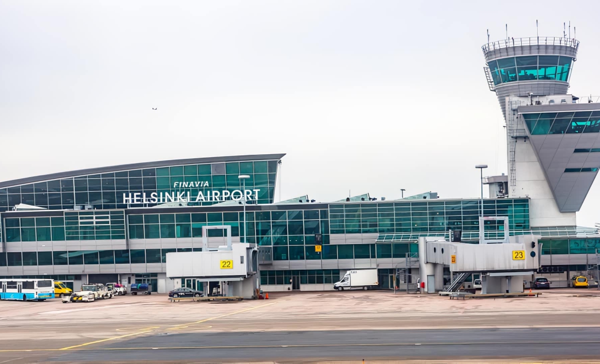 L'aéroport d'Helsinki-Vantaa, Finlande