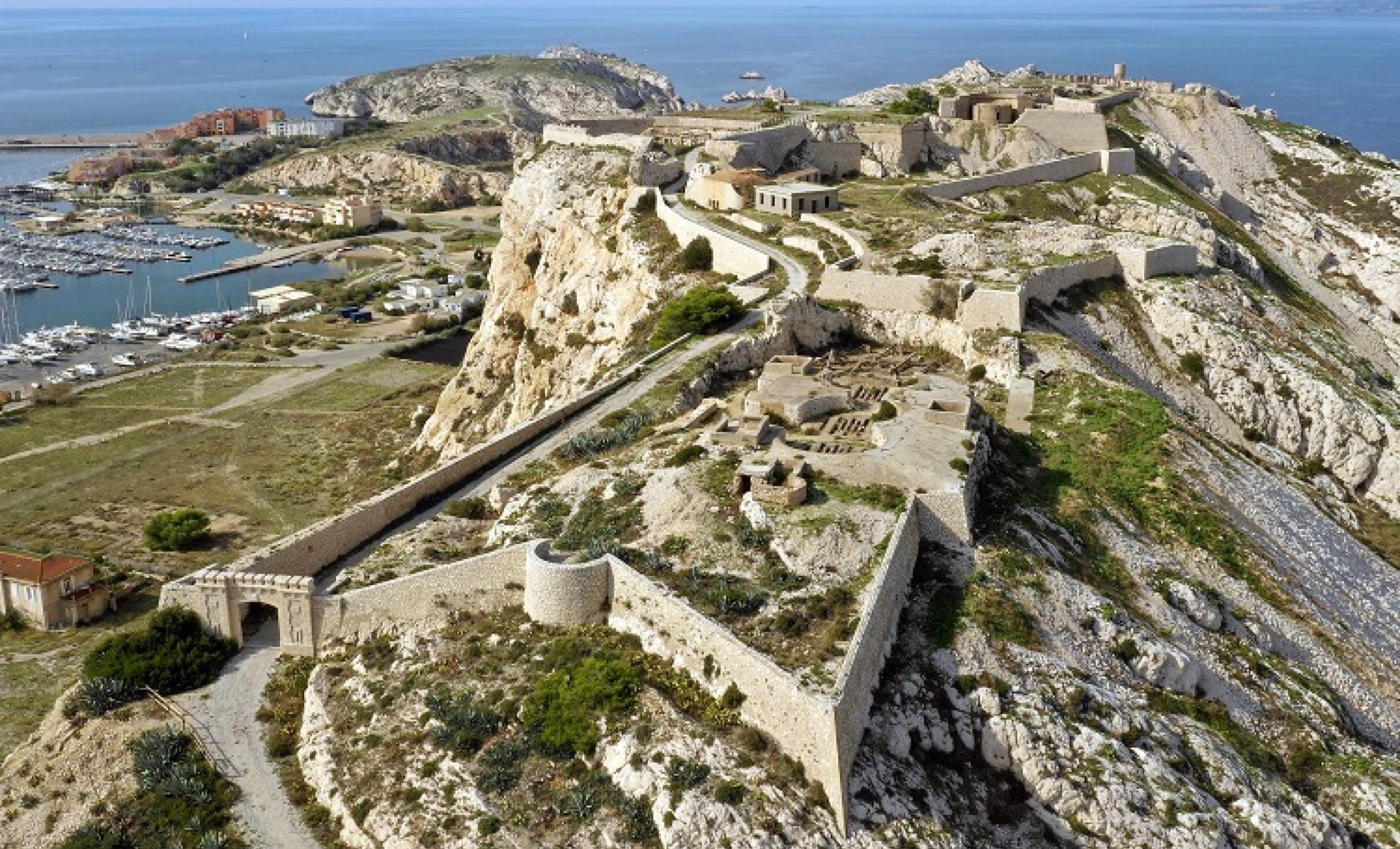 Le Fort de Ratonneau, îles du Frioul, Marseille