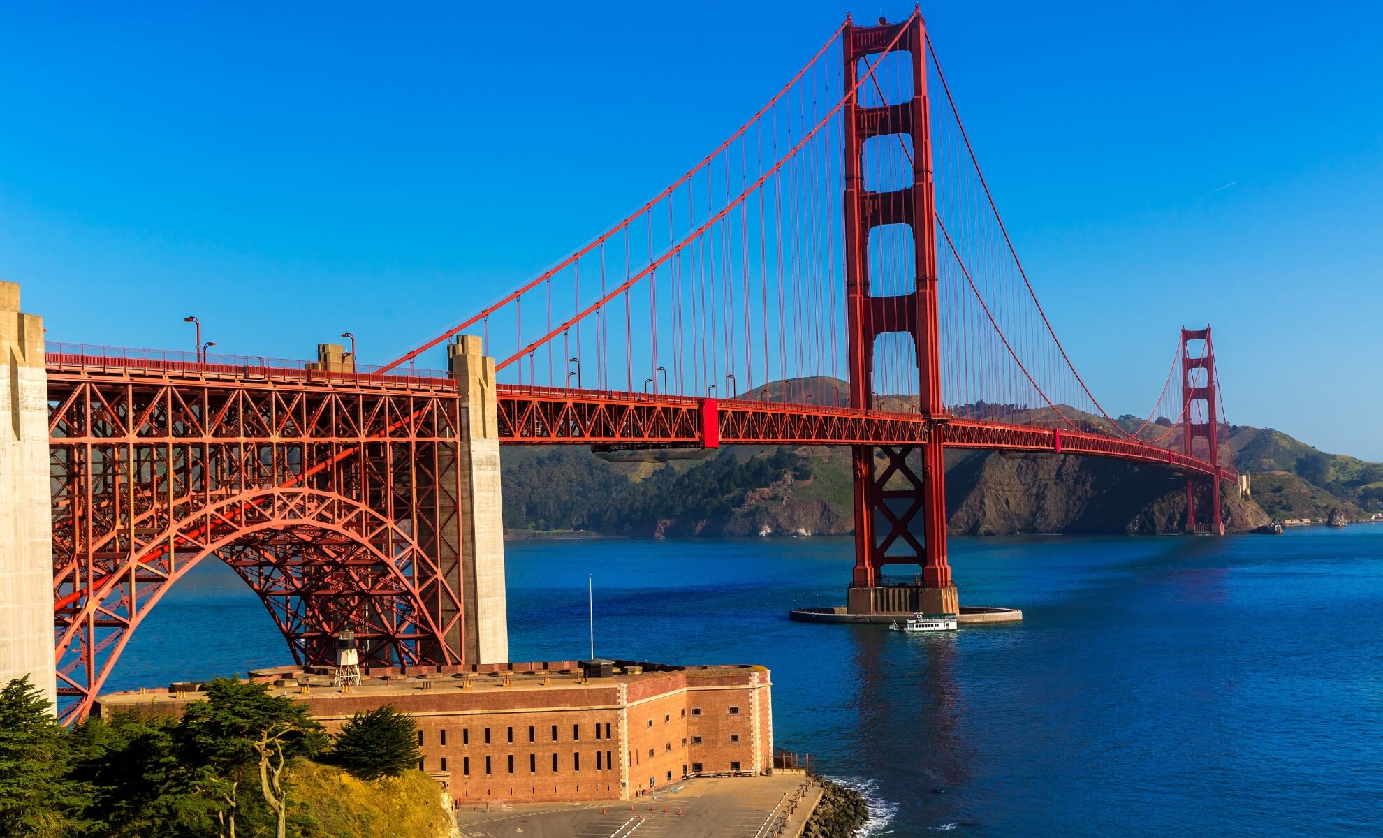 Le Golden Gate Bridge à San Francisco