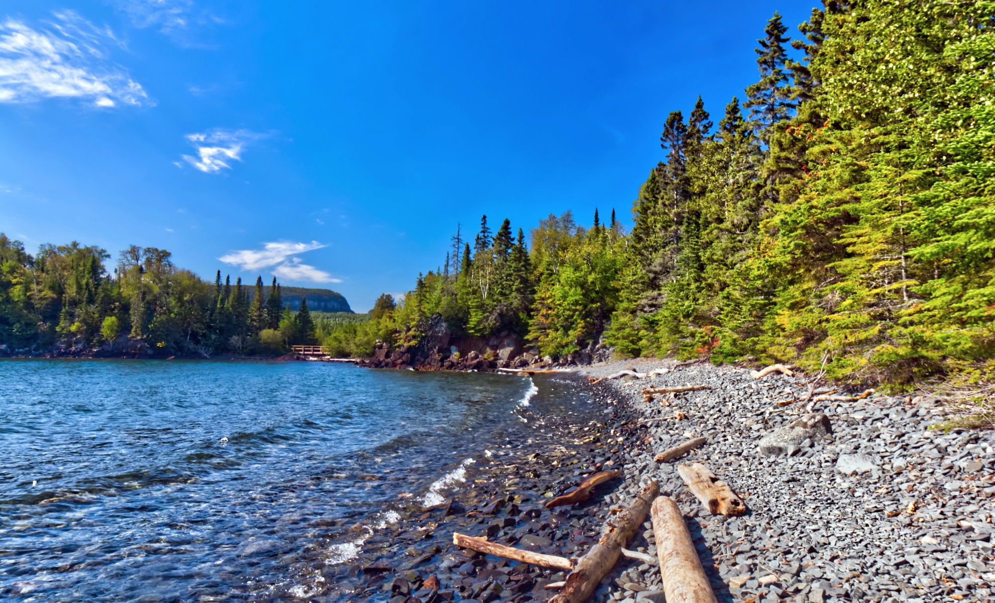 Le Sleeping Giant d'Ontario au Canada