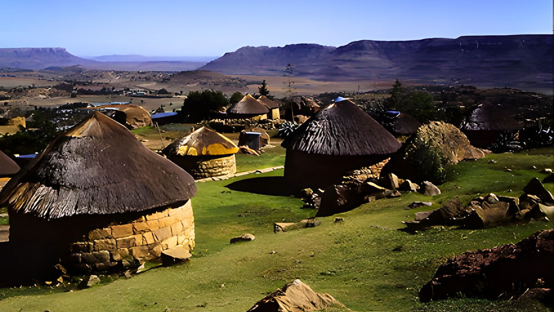 Le Village de Morija , Lesotho