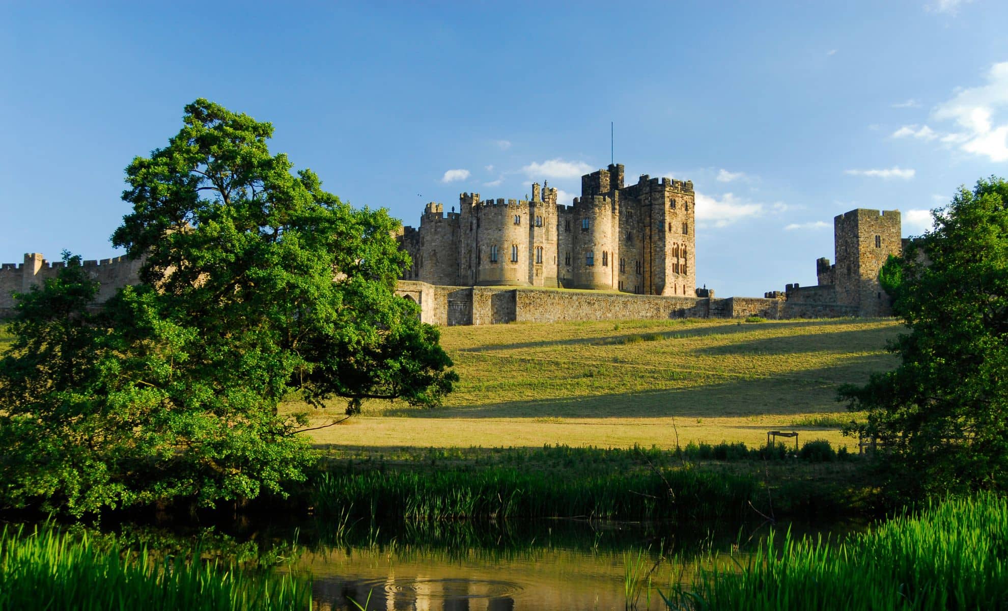 Le château d'Alnwick , Royaume-Uni