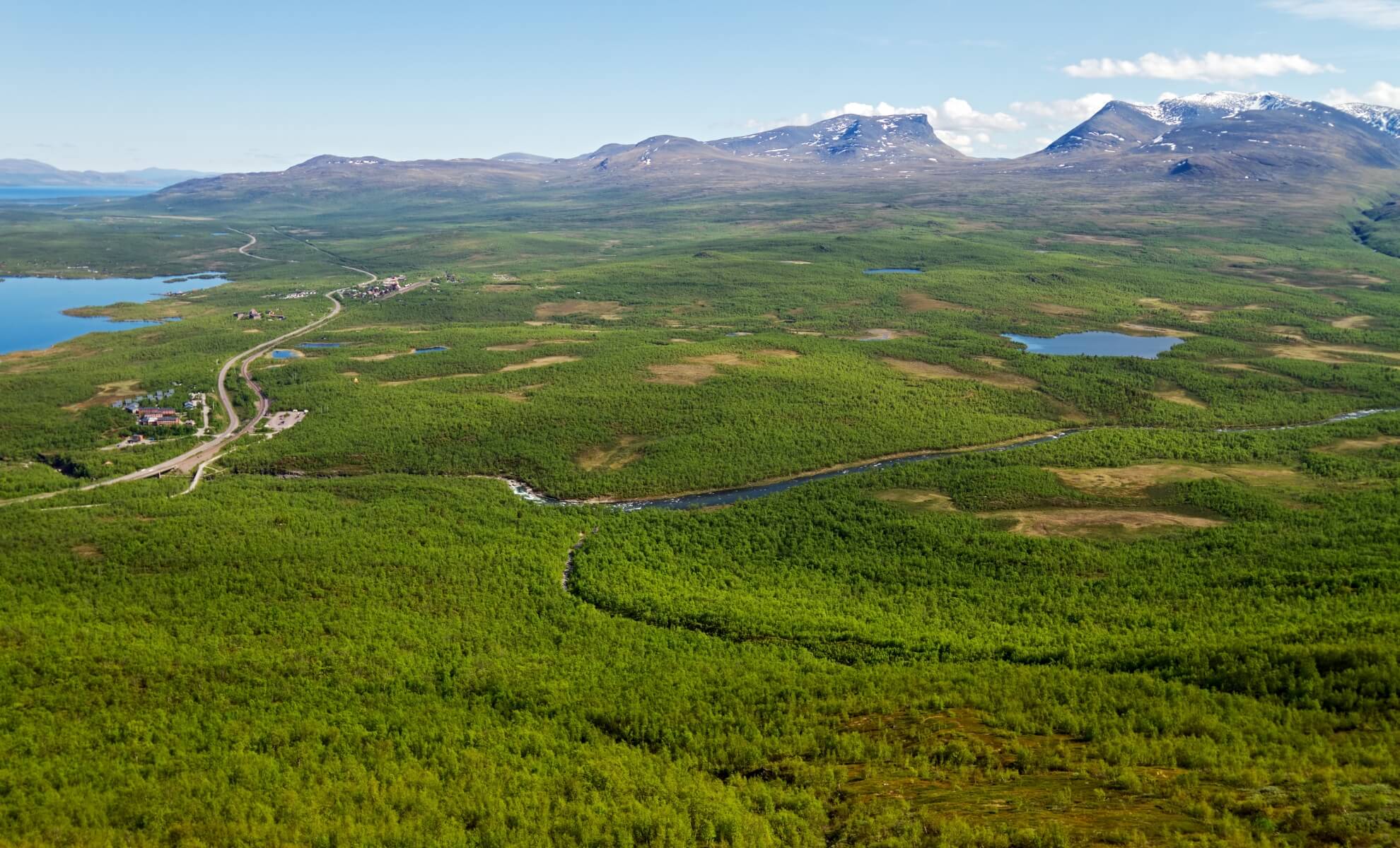 Le parc d'Abisko à Kiruna