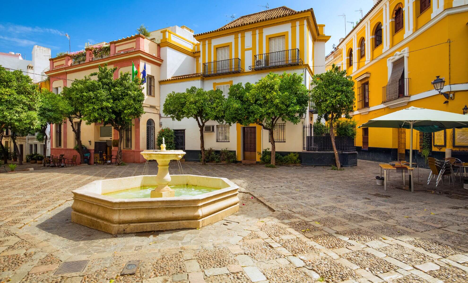 Le quartier de santa cruz , Séville, Espagne