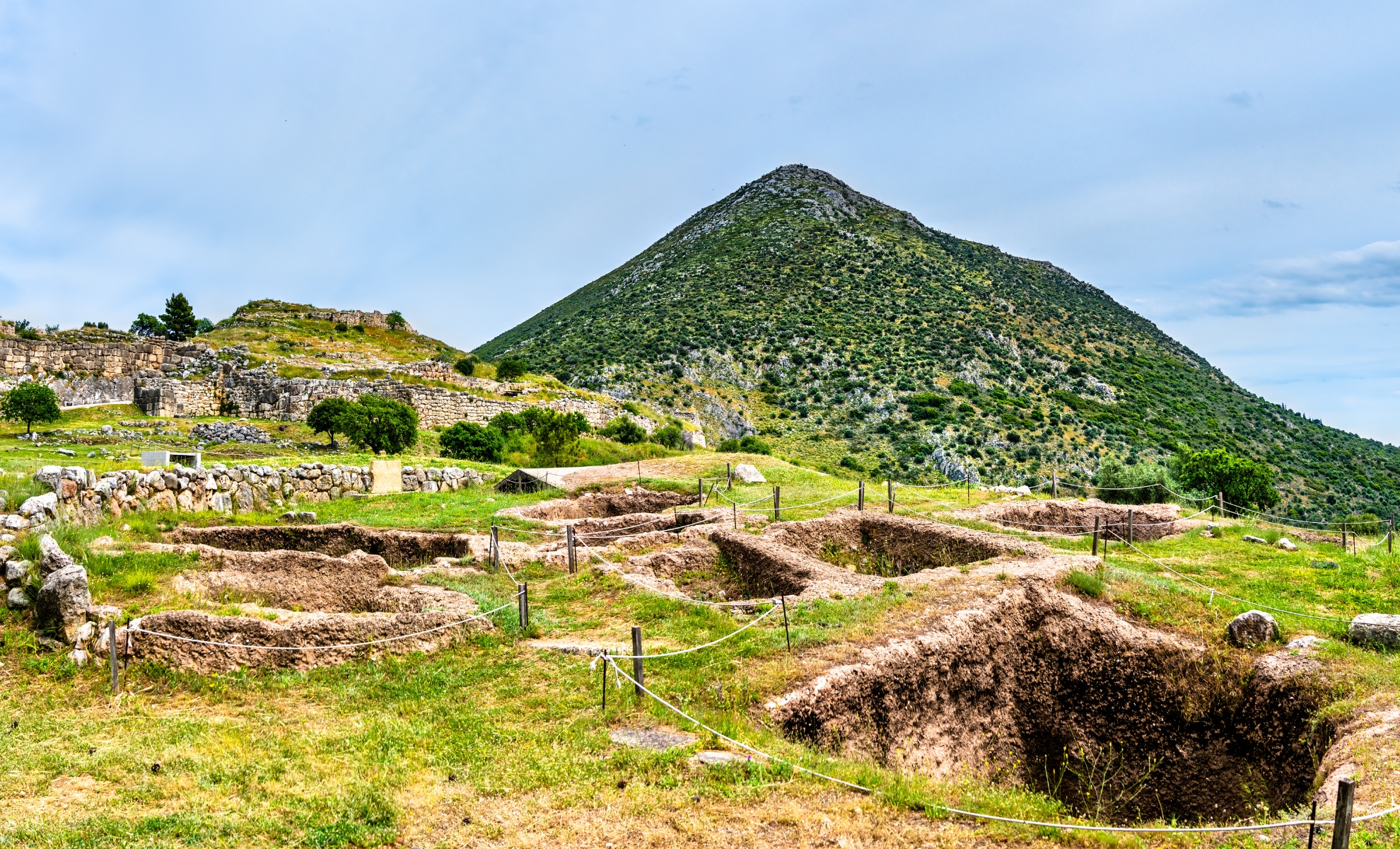 Le site archéologique de Mycènes, Péloponnèse, Grèce