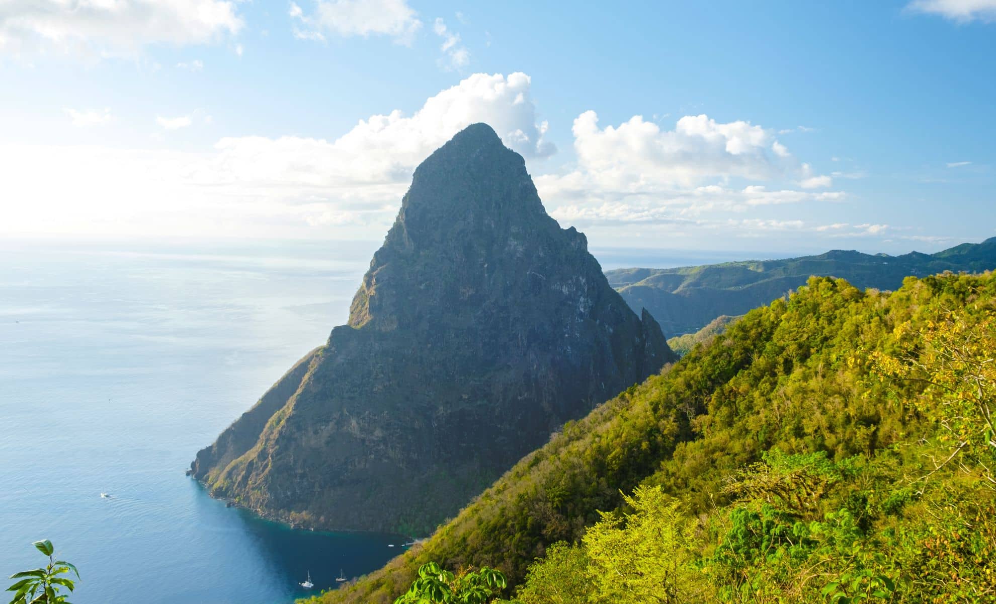 Les pitons de Sainte-Lucie